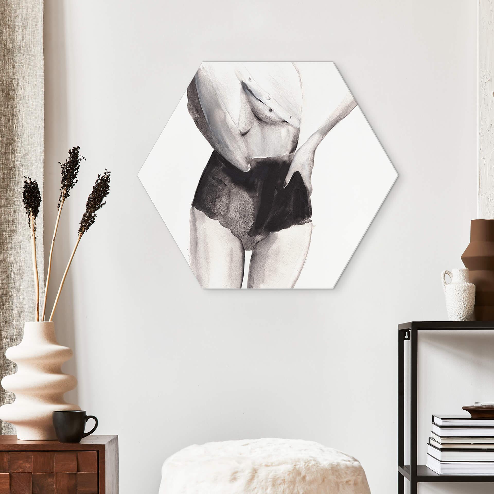 Hexagon Dibond Verbaan - Dance with me sugar