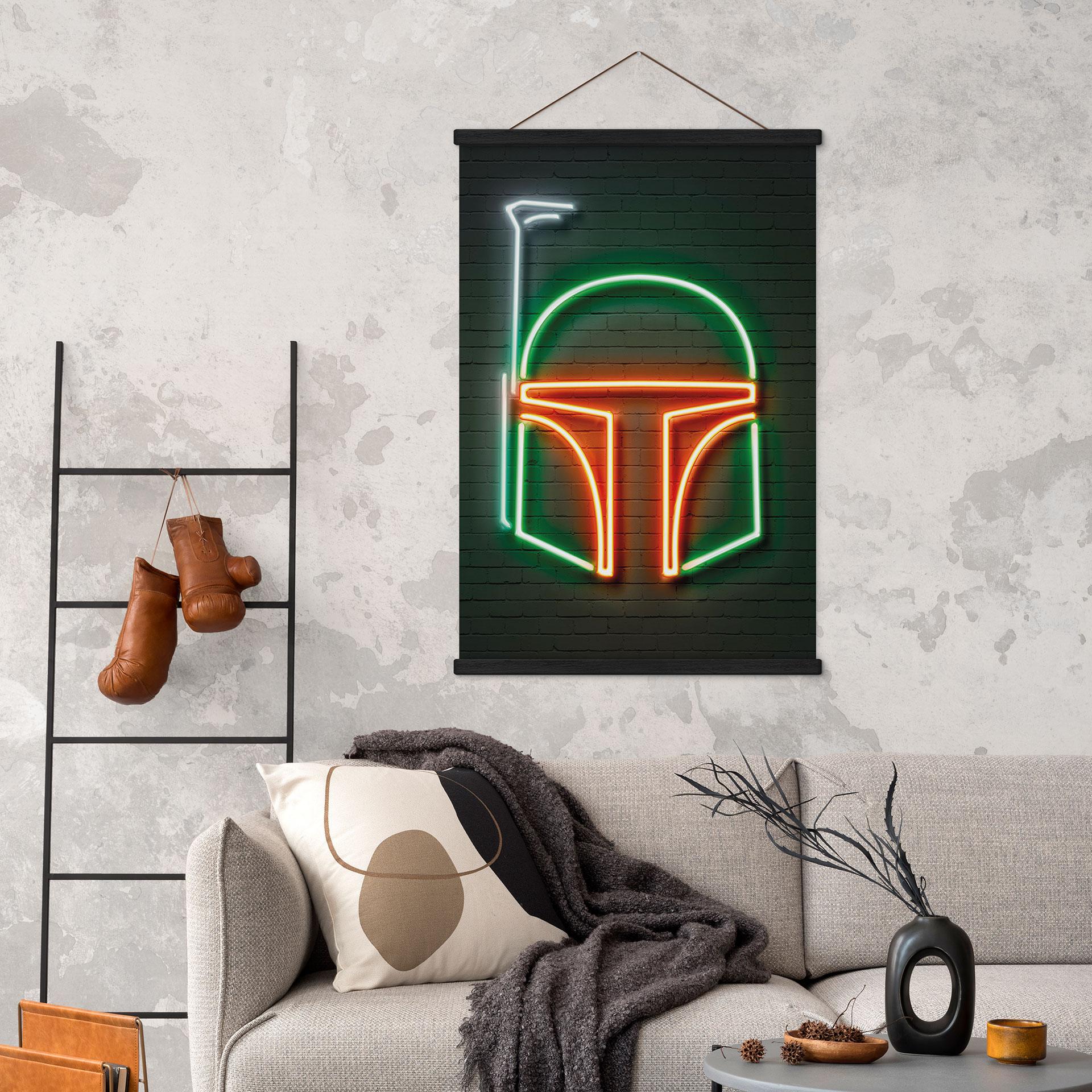 Tekstil plakat af Boba Fett - Mielu