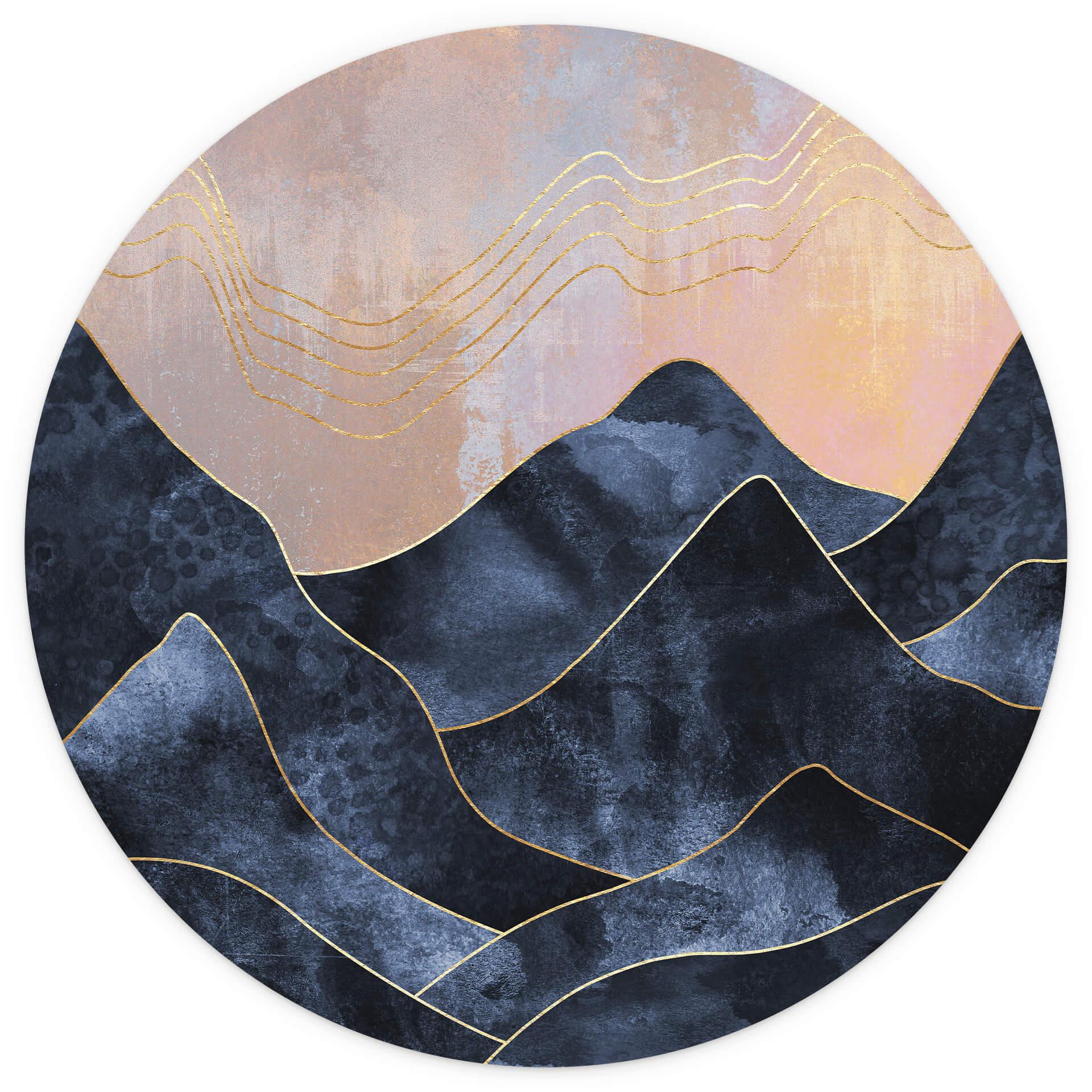 Behangcirkel Fredriksson - Marble Mountains - vliesbehang/zelfklevend vliesbehang
