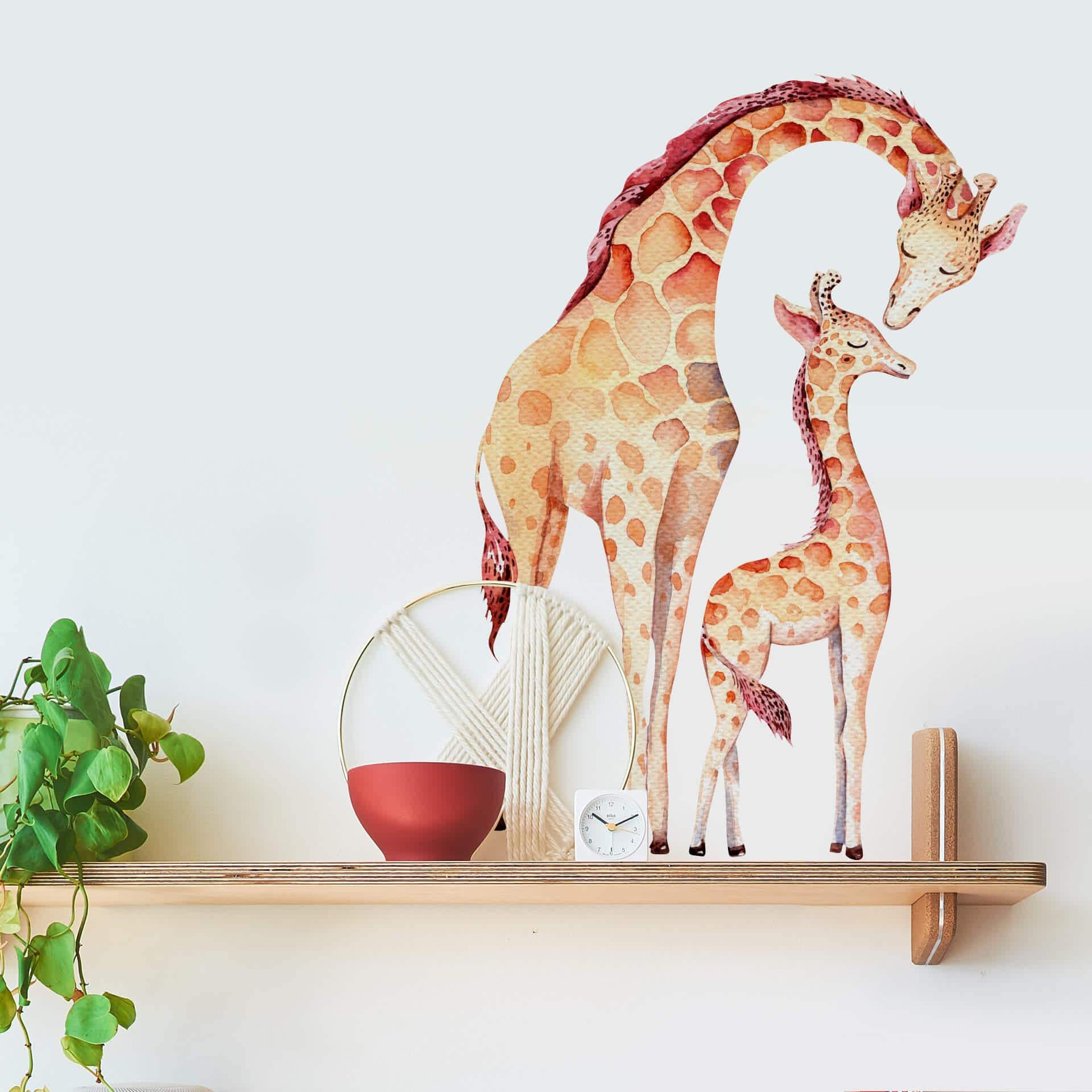 Sticker mural Kvilis - Girafe