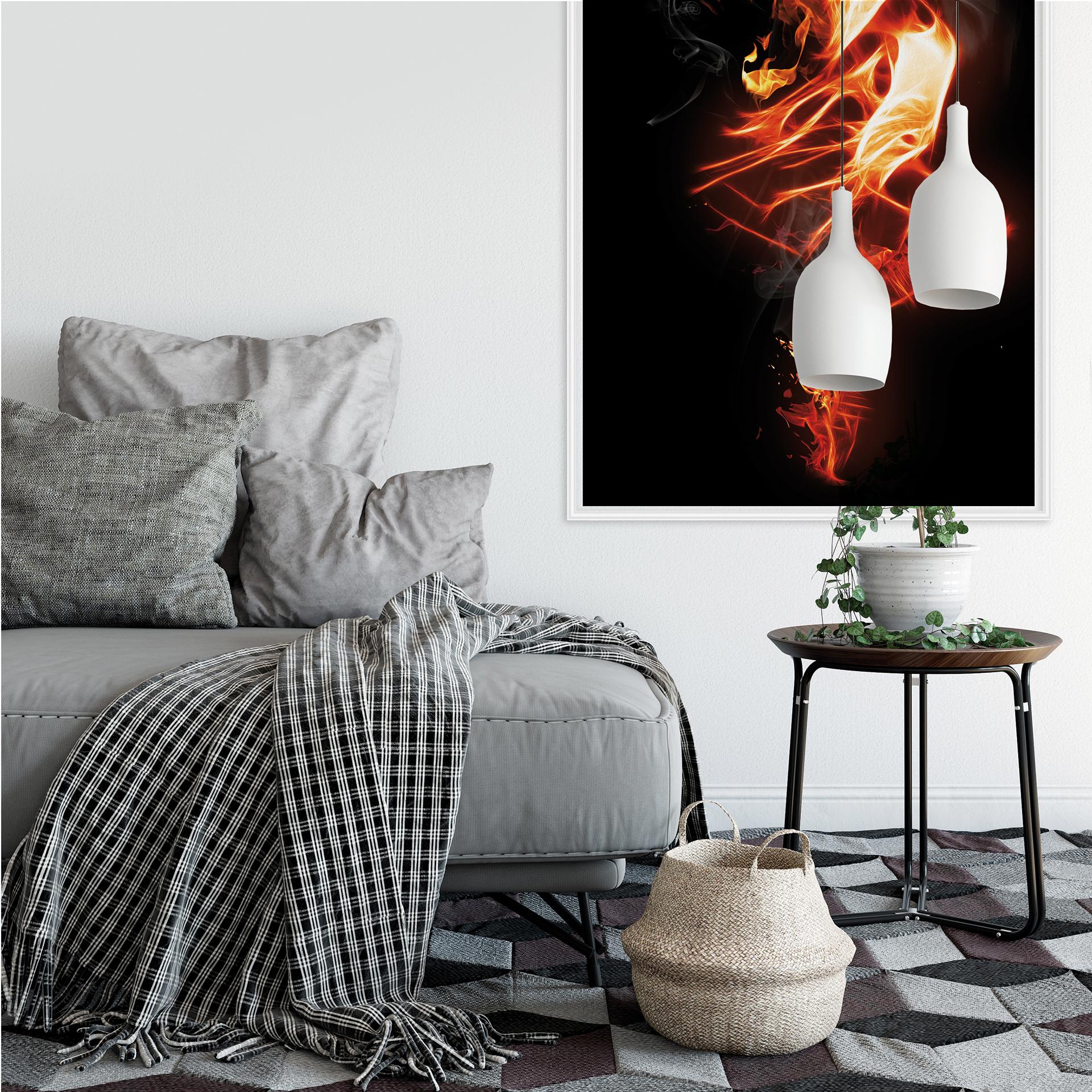 Muurprints Vlammendans