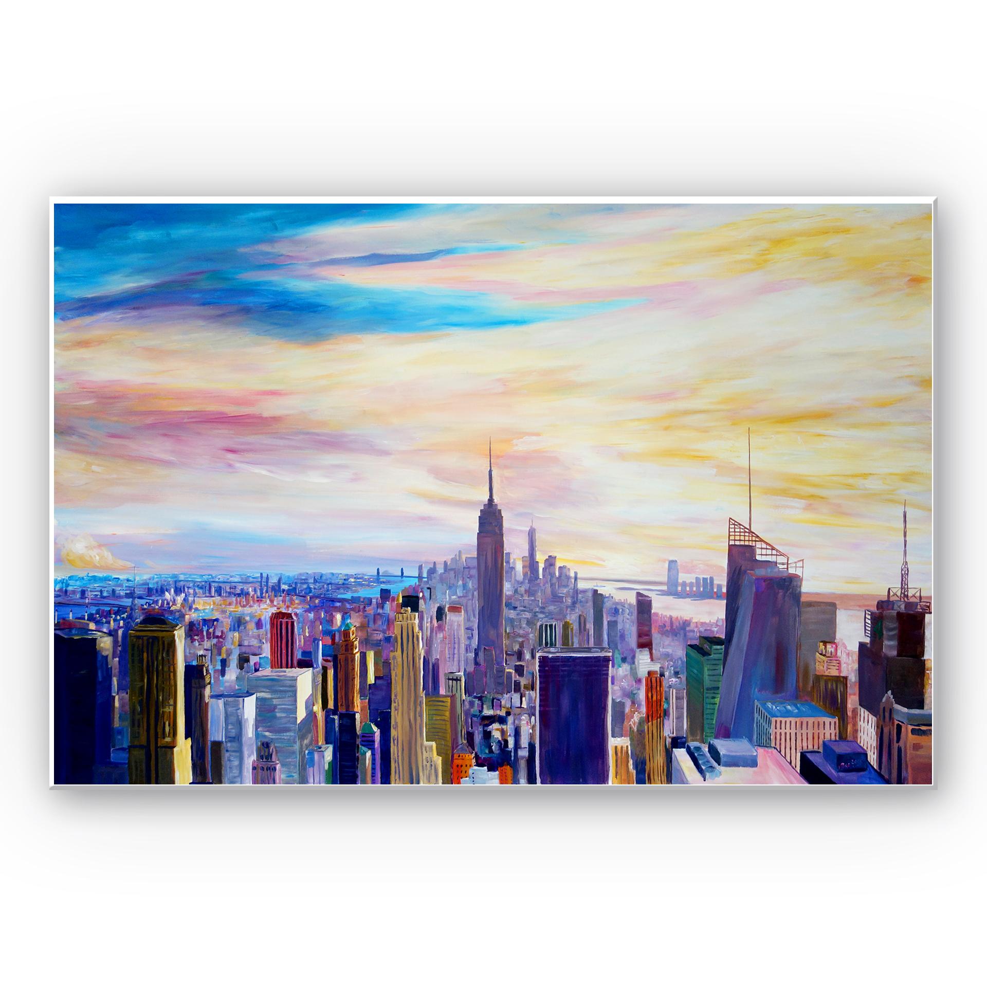 Tableau Forex - Bleichner - Vue sur New York City