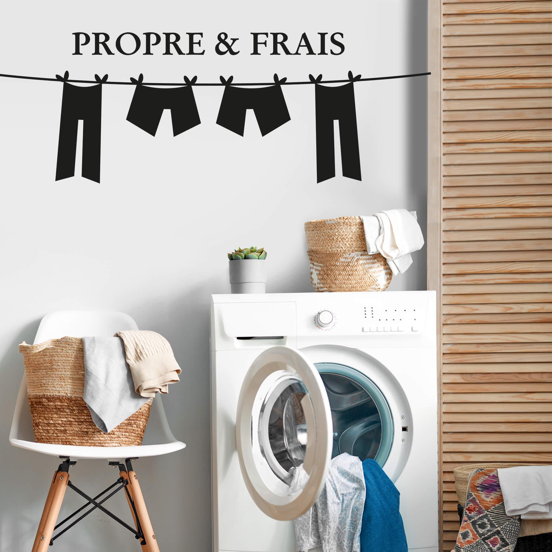 Muursticker Propre & frais