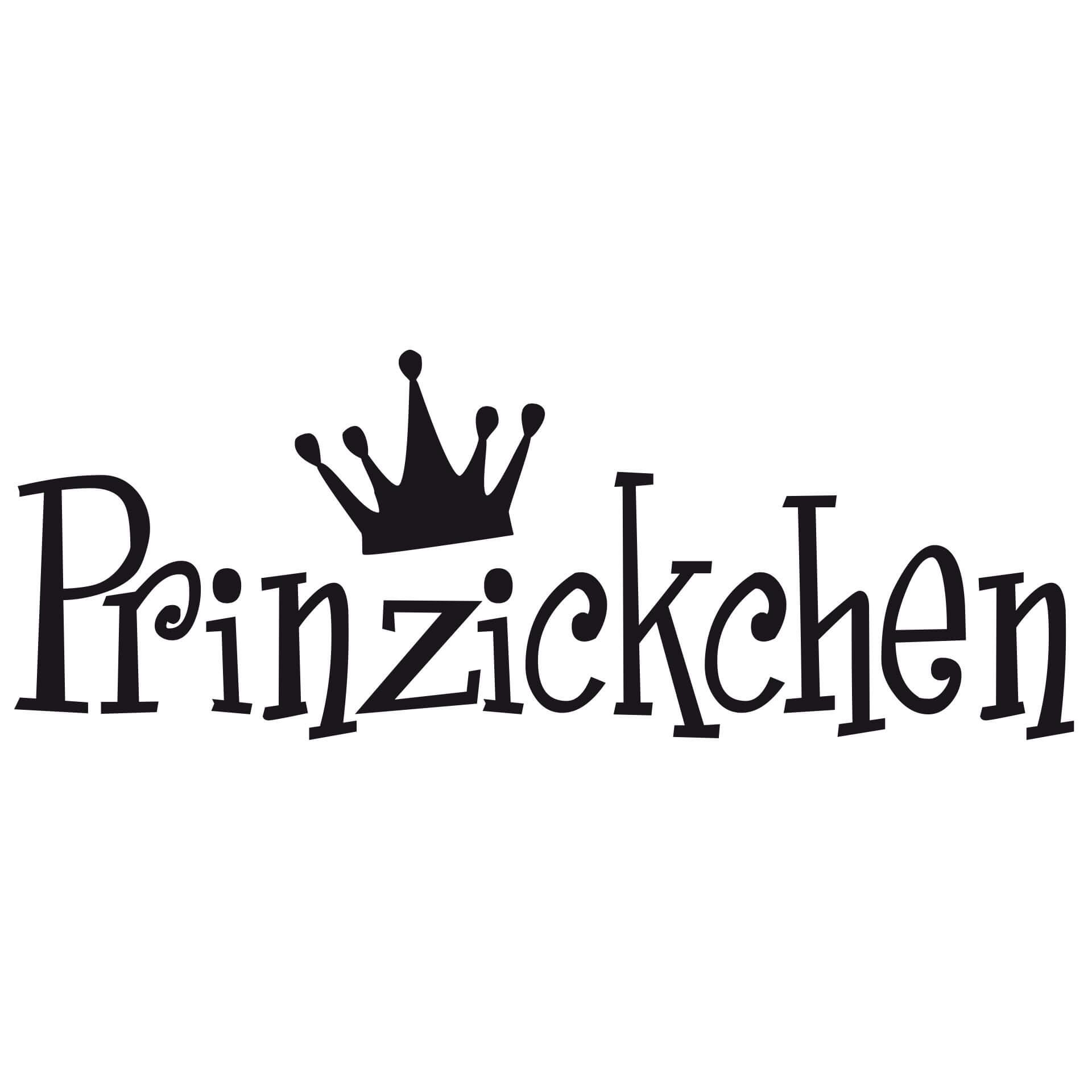 Wandtattoo Prinzickchen (2-farbig)