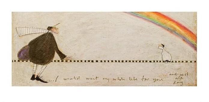 Plakat Sam Toft - I Would Wait My Whole Life For You Kunsttryk, Sam Toft (100 x 50 cm)