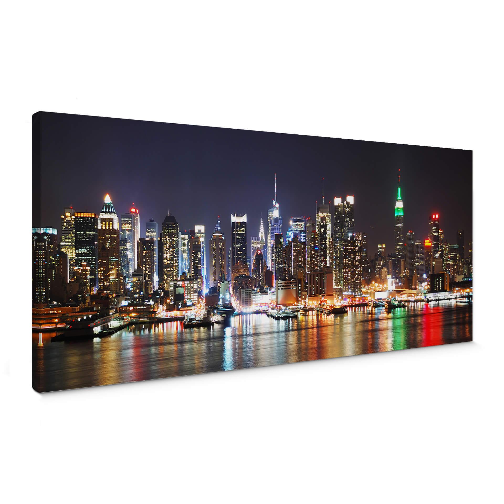 New York skyline panorama - Lærredsprint