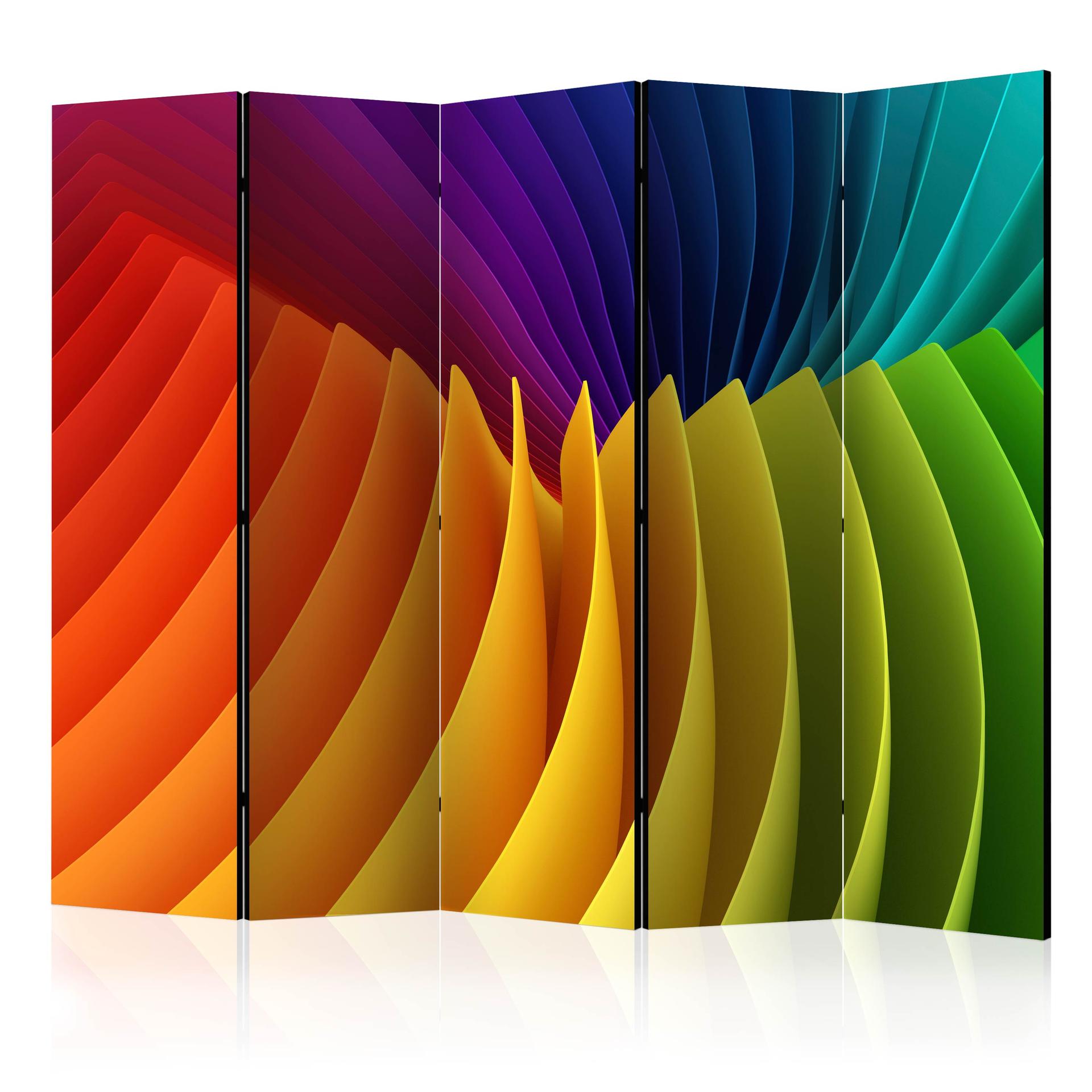 Schermo divisorio - Frastuono colorato, 3 pezzi