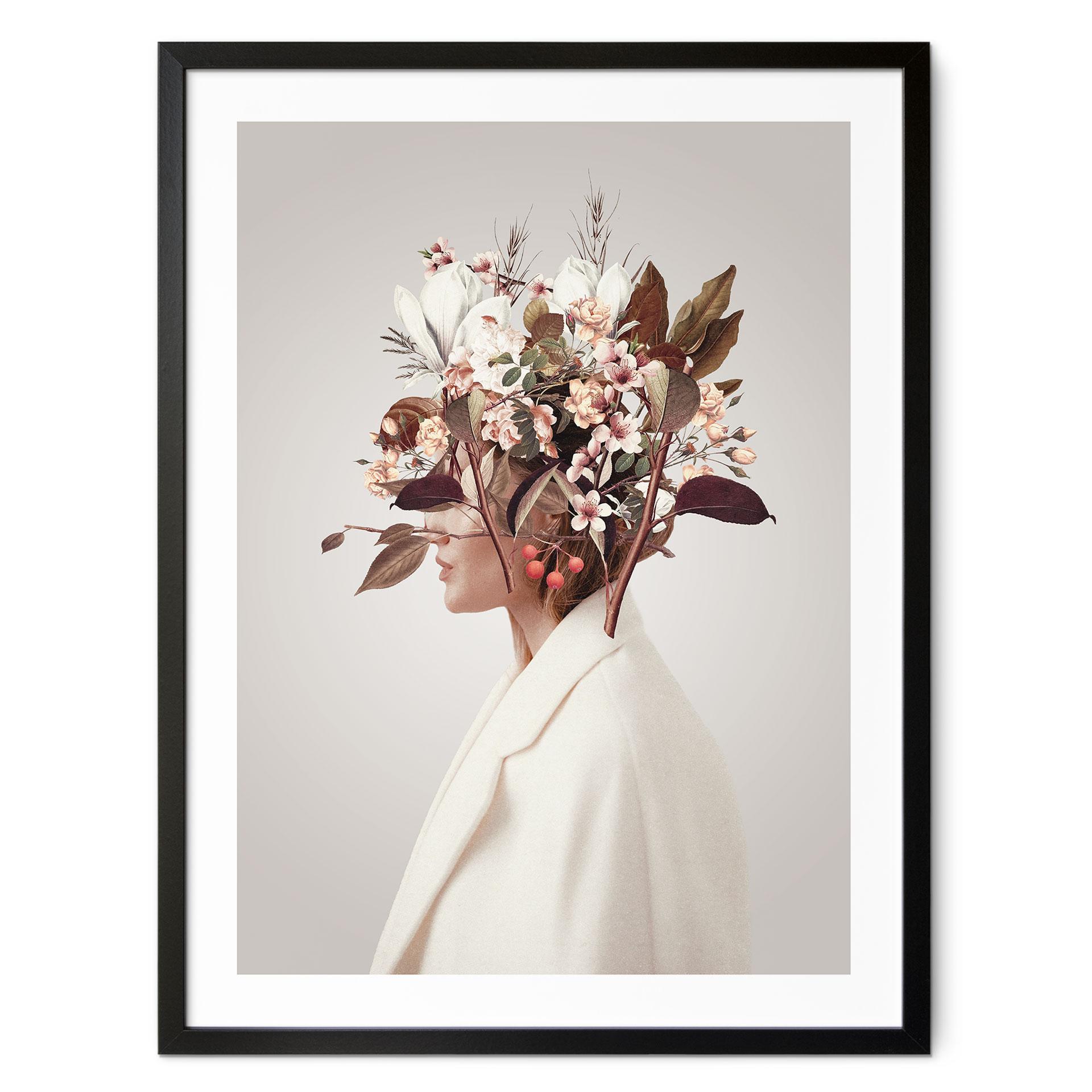 Plakat Moth - Beautiful Flower Lady