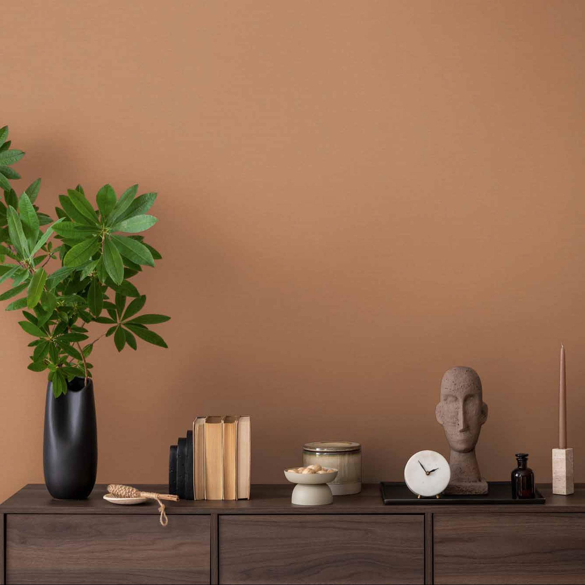 Roze vliesbehang van A.S. Creation modern licht structuurbehang mat