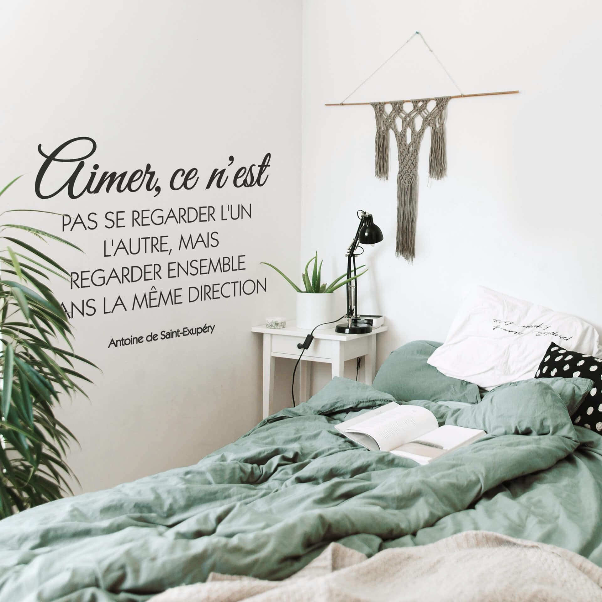 Sticker mural - Aimer, ce n'est pas se regarder...