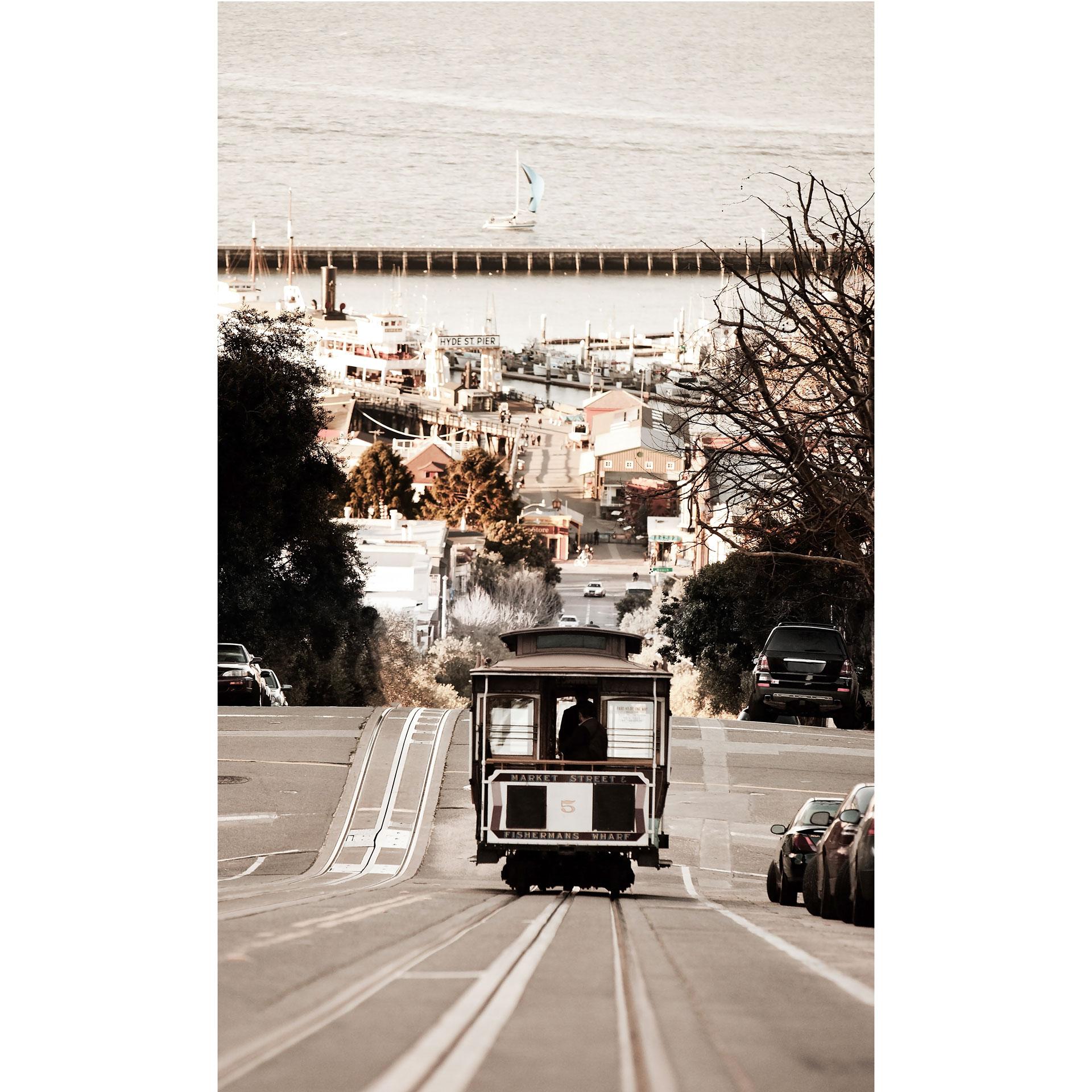 Fotobehang San Francisco Tram