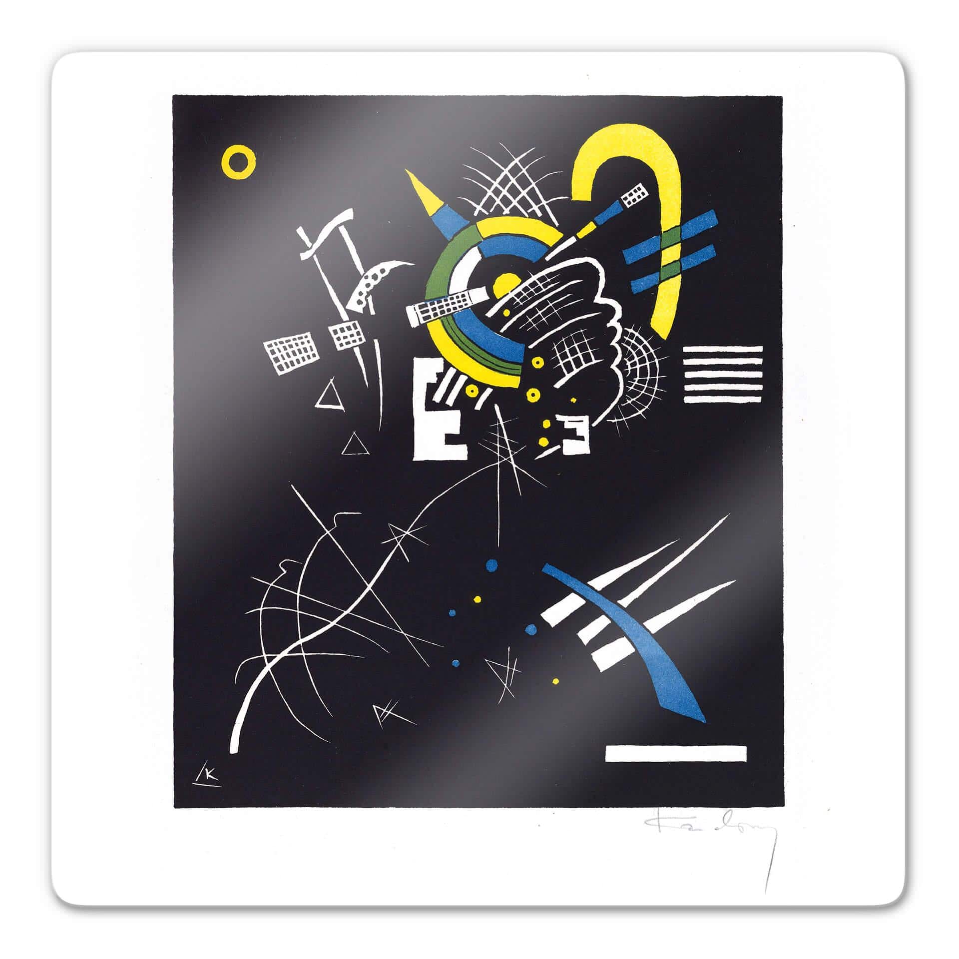 Glasschilderij Kandinsky – Kleine Wereld 7