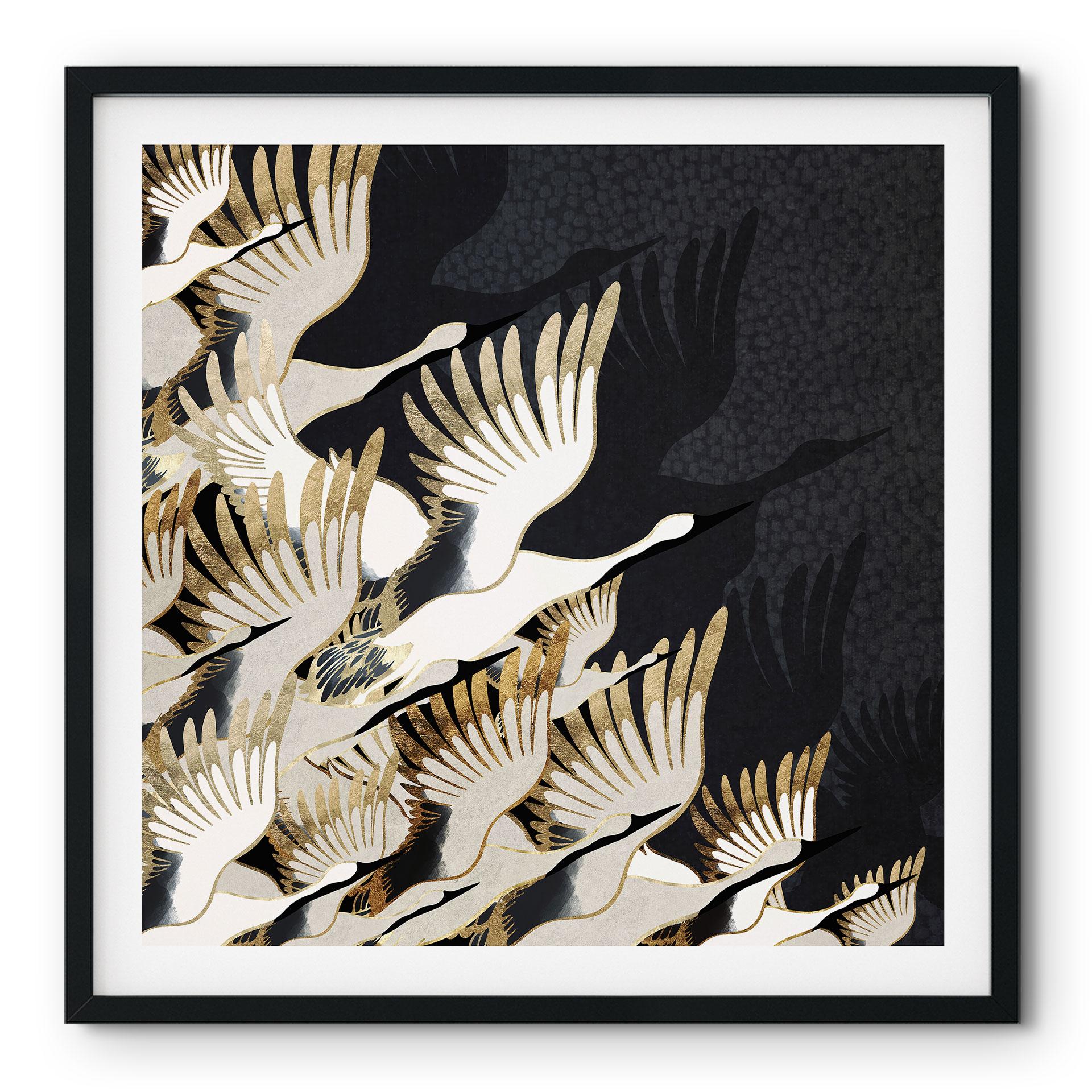 Plakat Flyvende traner - SpaceFrog Designs