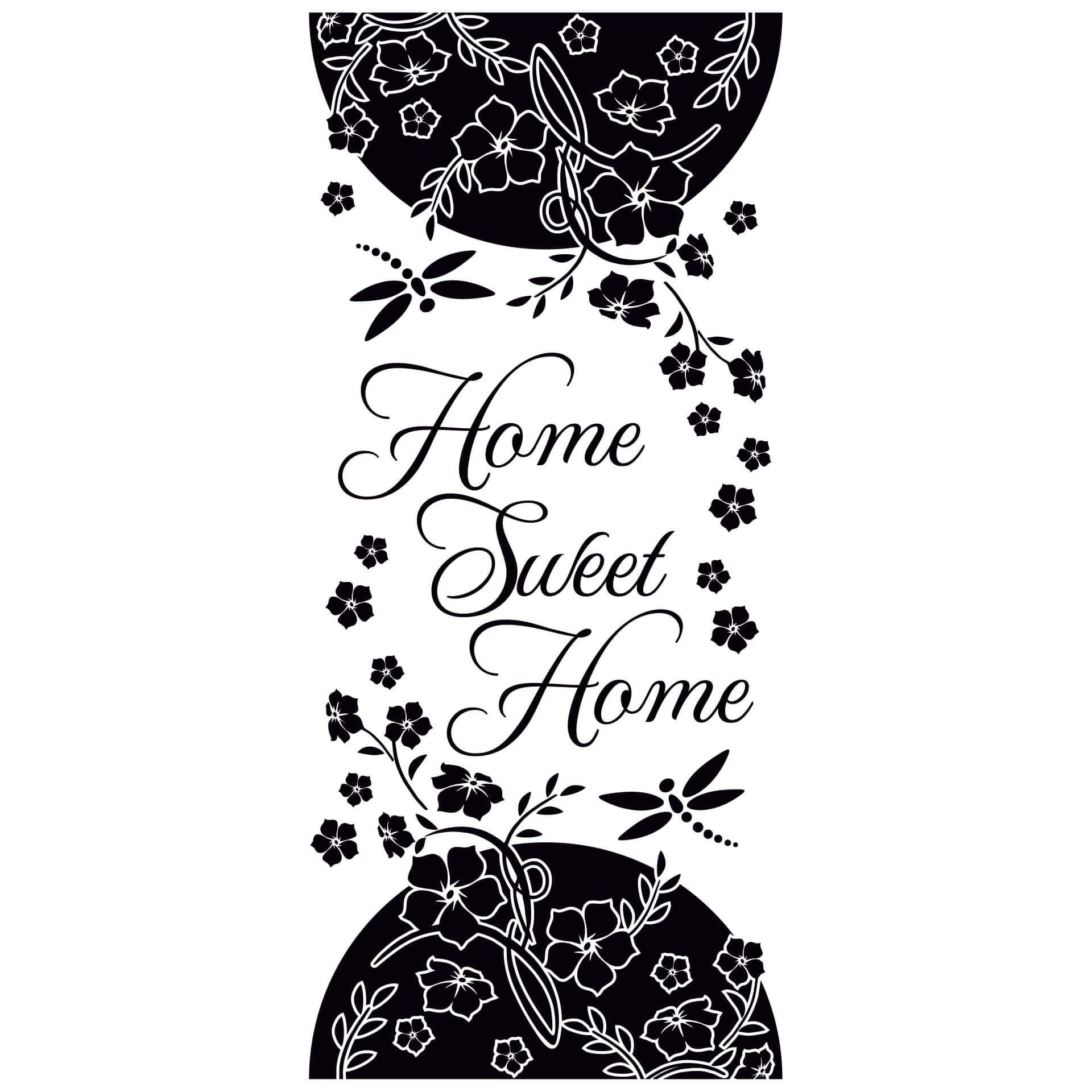 Adesivo murale - striscia Home Sweet Home