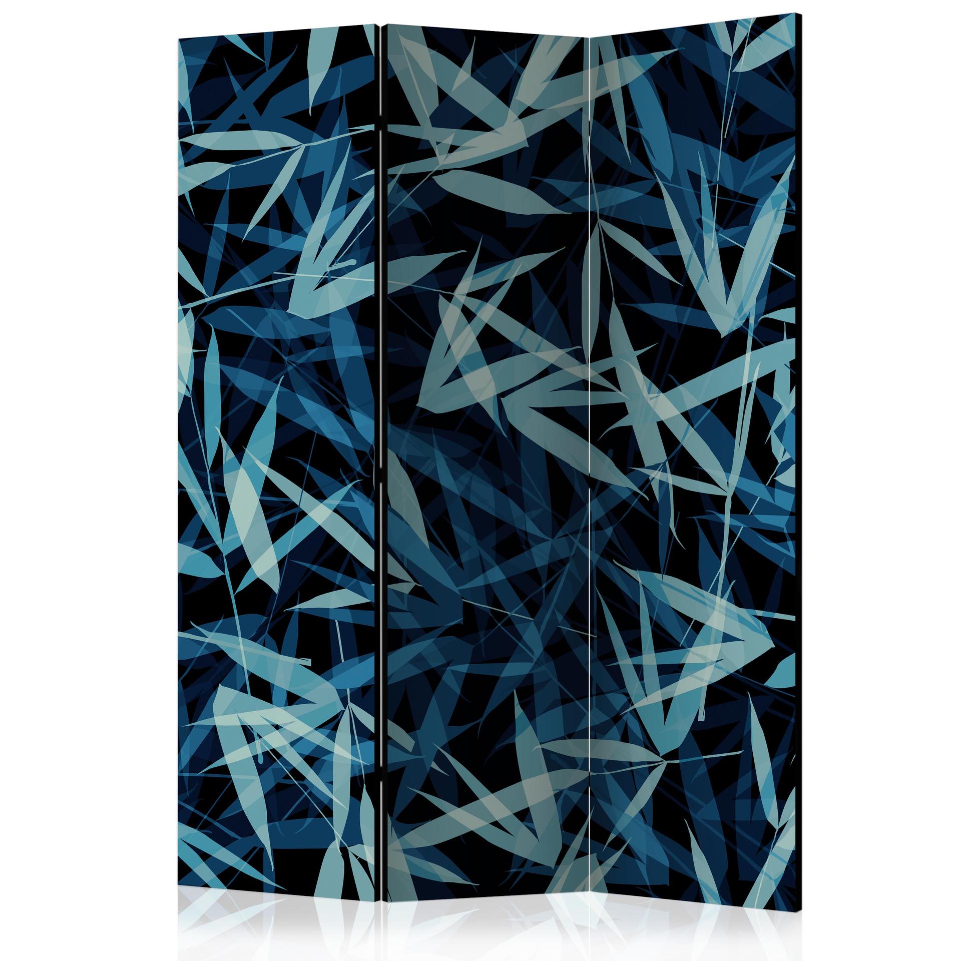 Screen room divider - Vildmark om natten, 3-delt