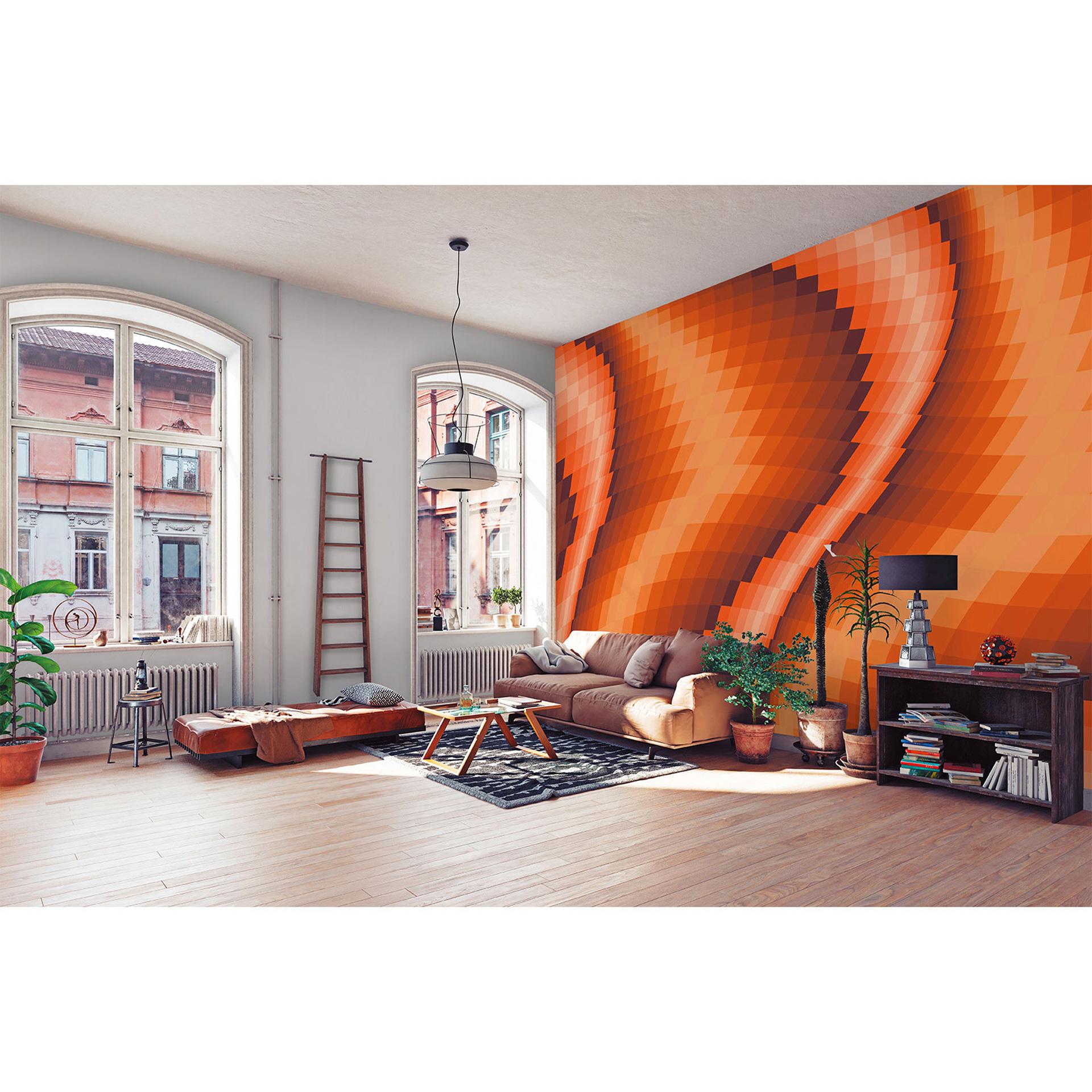 Architects Paper Papier peint photo Atelier 47 Pattern orange