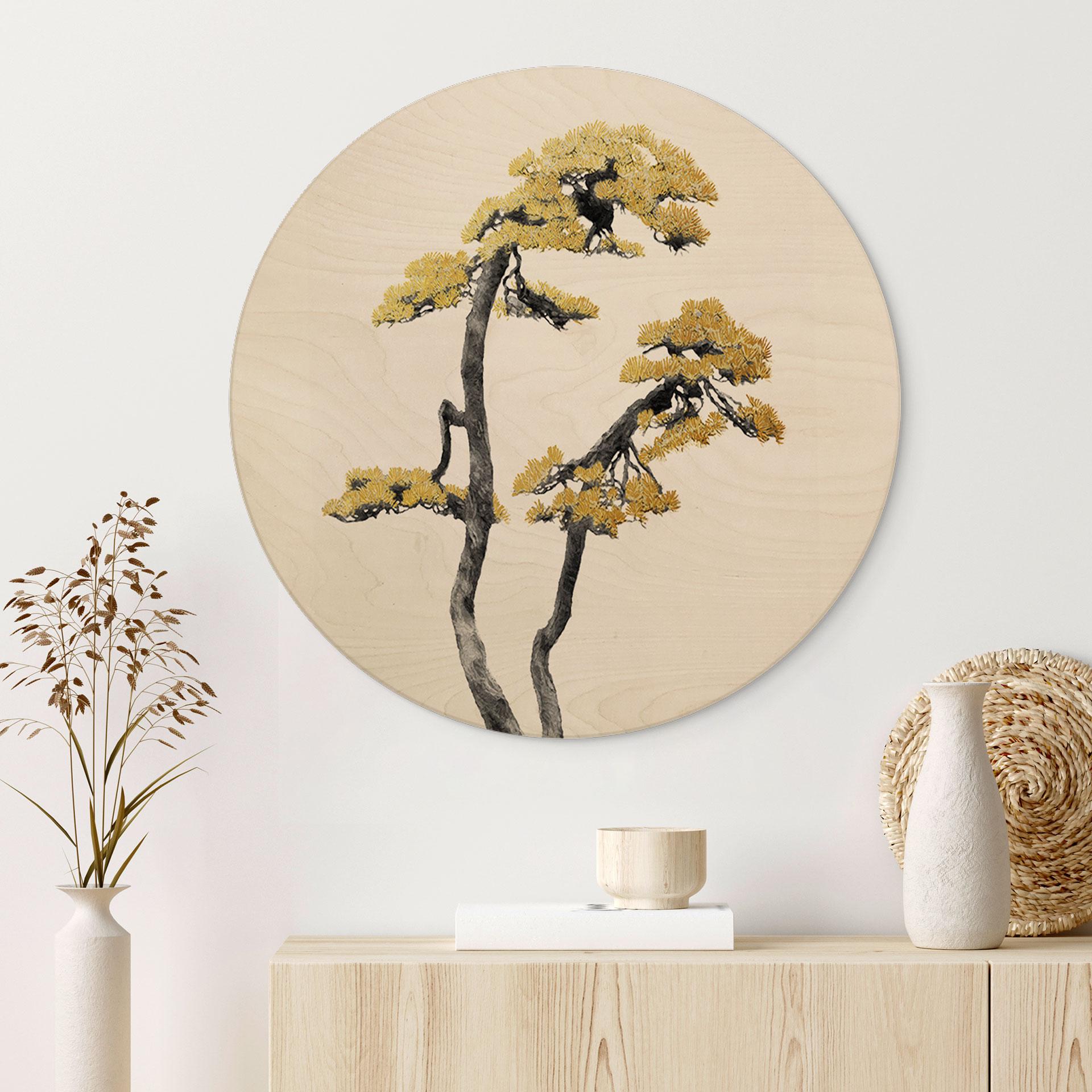 Væg cirkel træ Amini - Bonsai