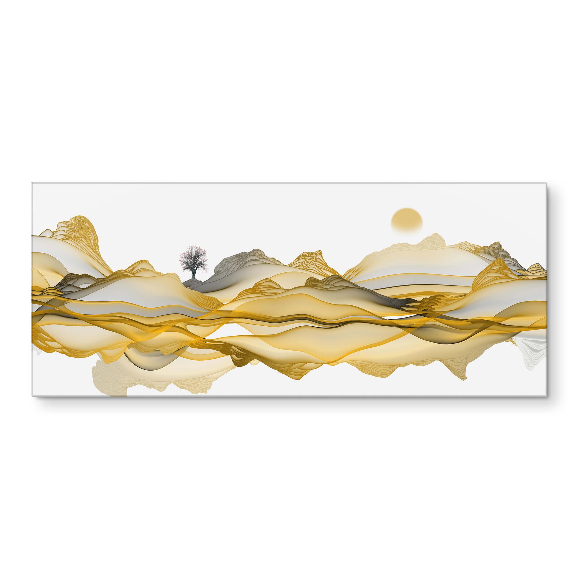 Keukenachterwand Gouden Bergen
