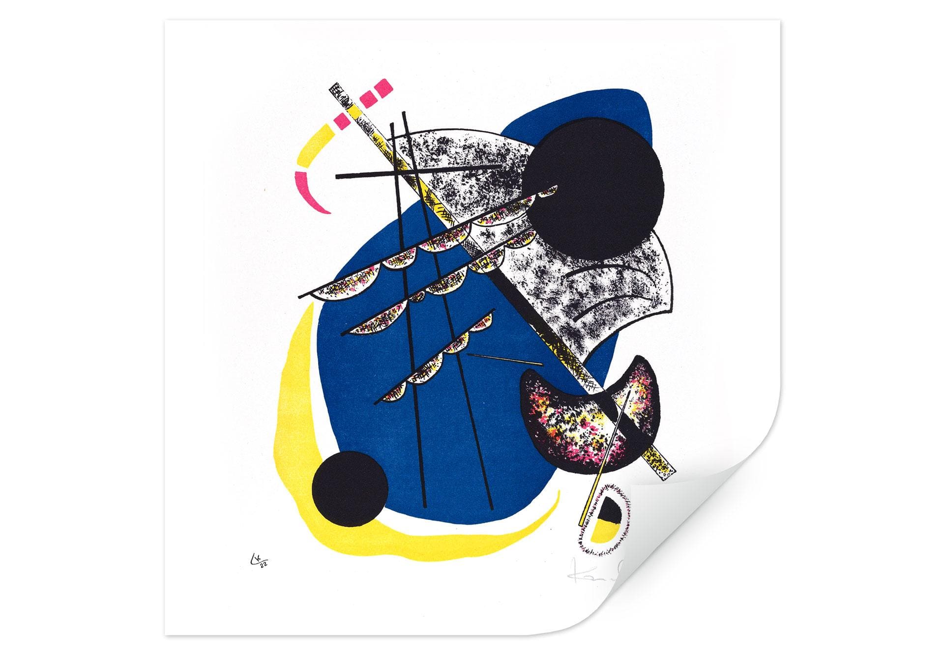 Zelfklevende Poster - Kandinsky - Small World