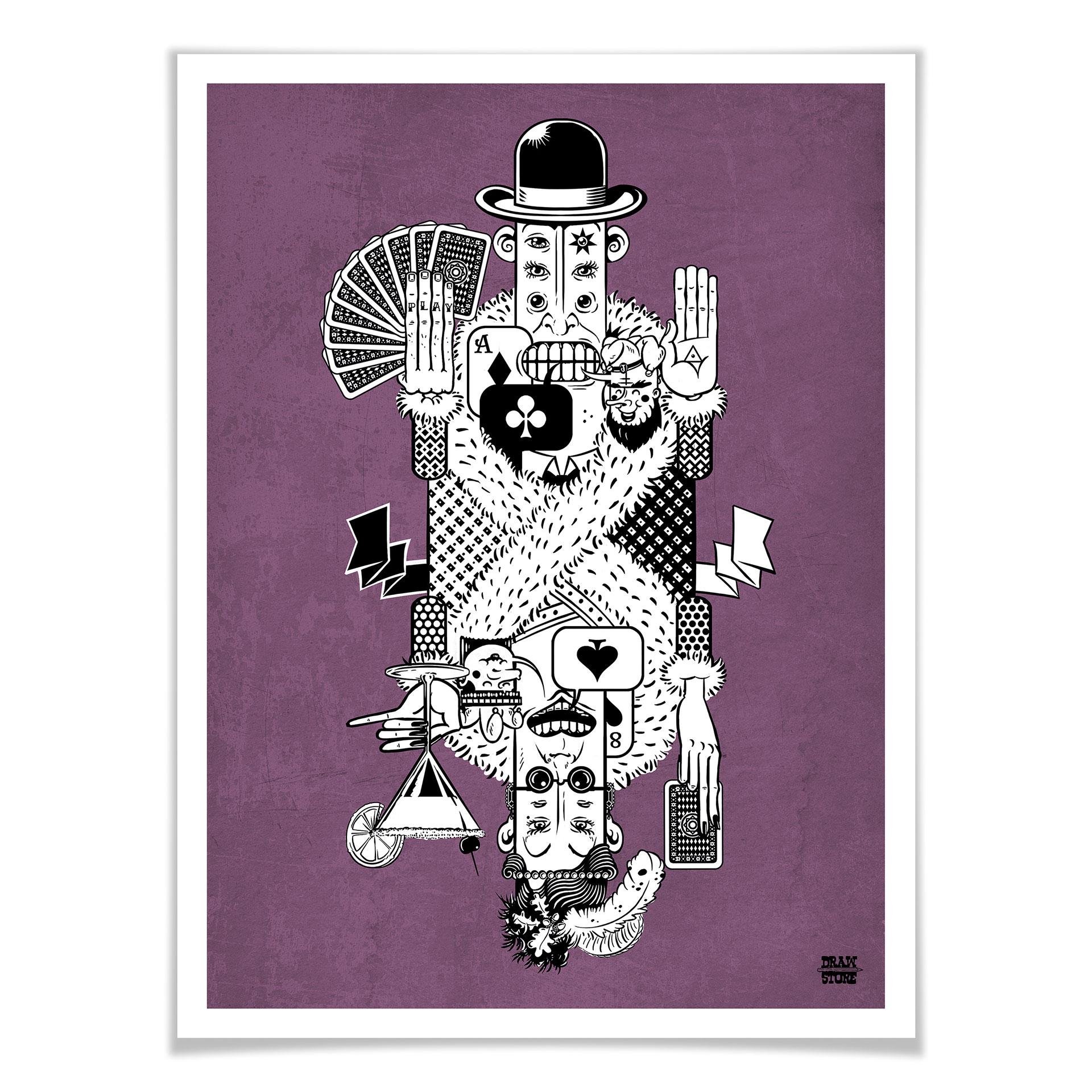 Plakat Drawstore - Karty do gry