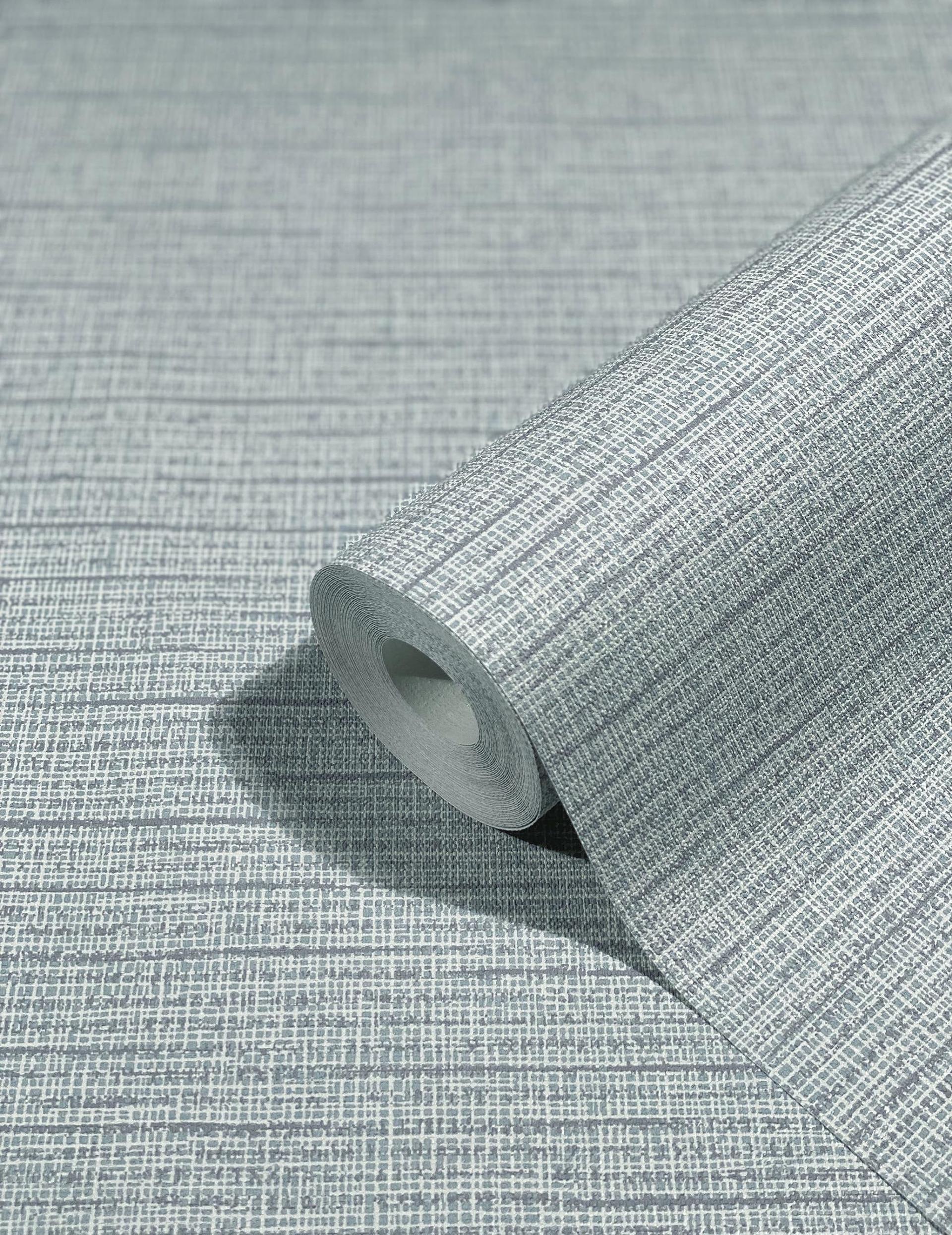 Almindeligt tapet, non-woven vægbeklædning Novamur Yvi blå