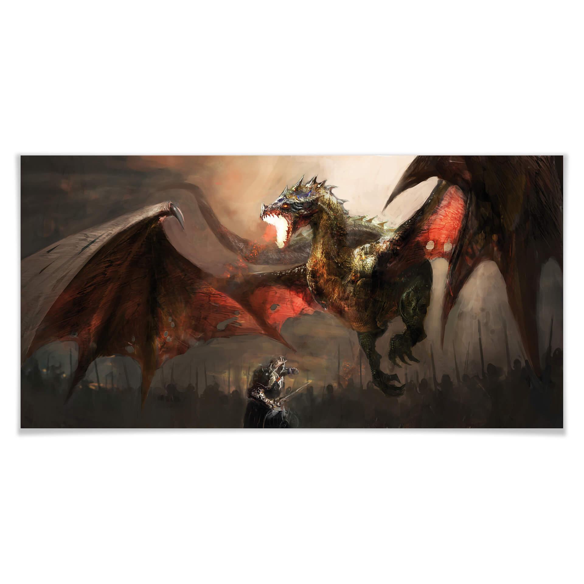Poster - Combat de dragon