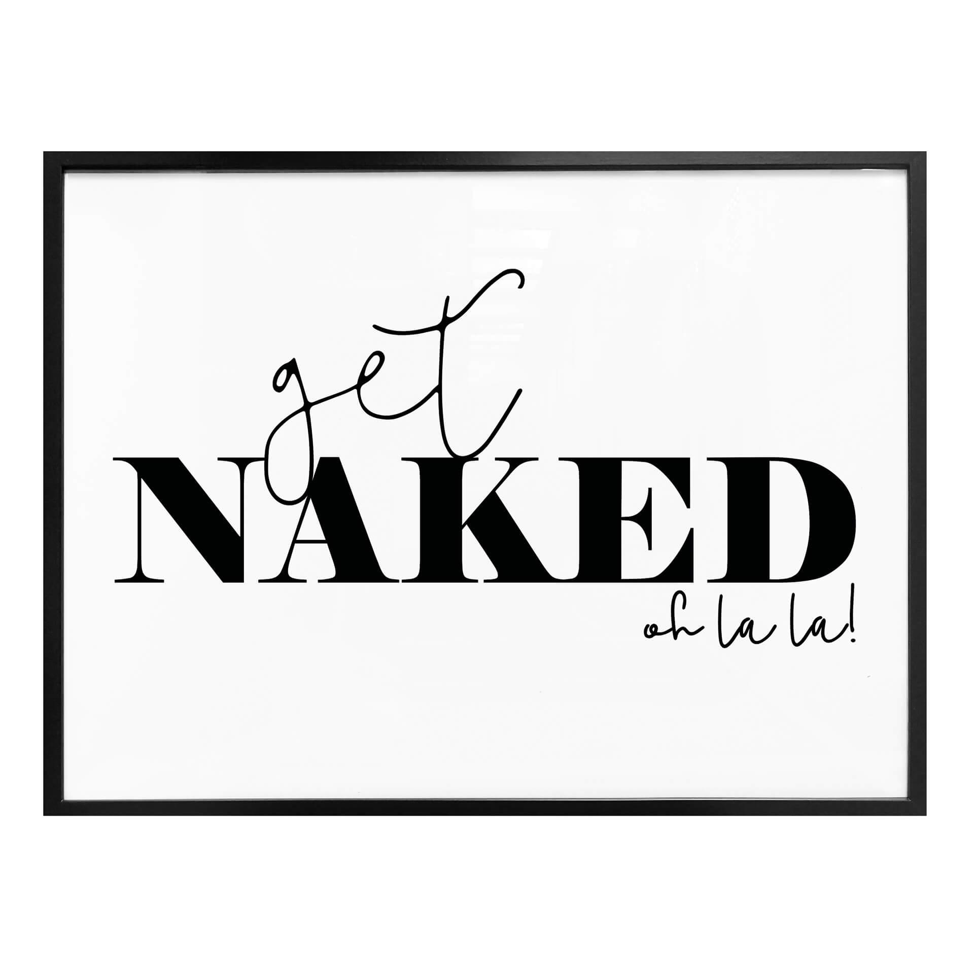 Plakat - Get Naked