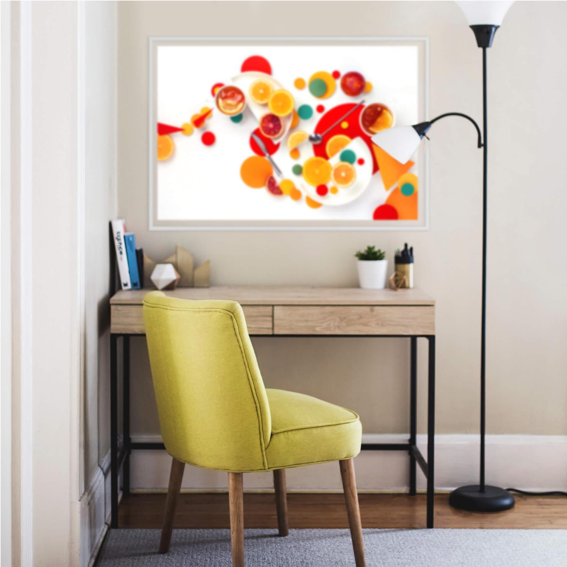 Wallprint Belenko -Suprematic Lemon Ice Tea