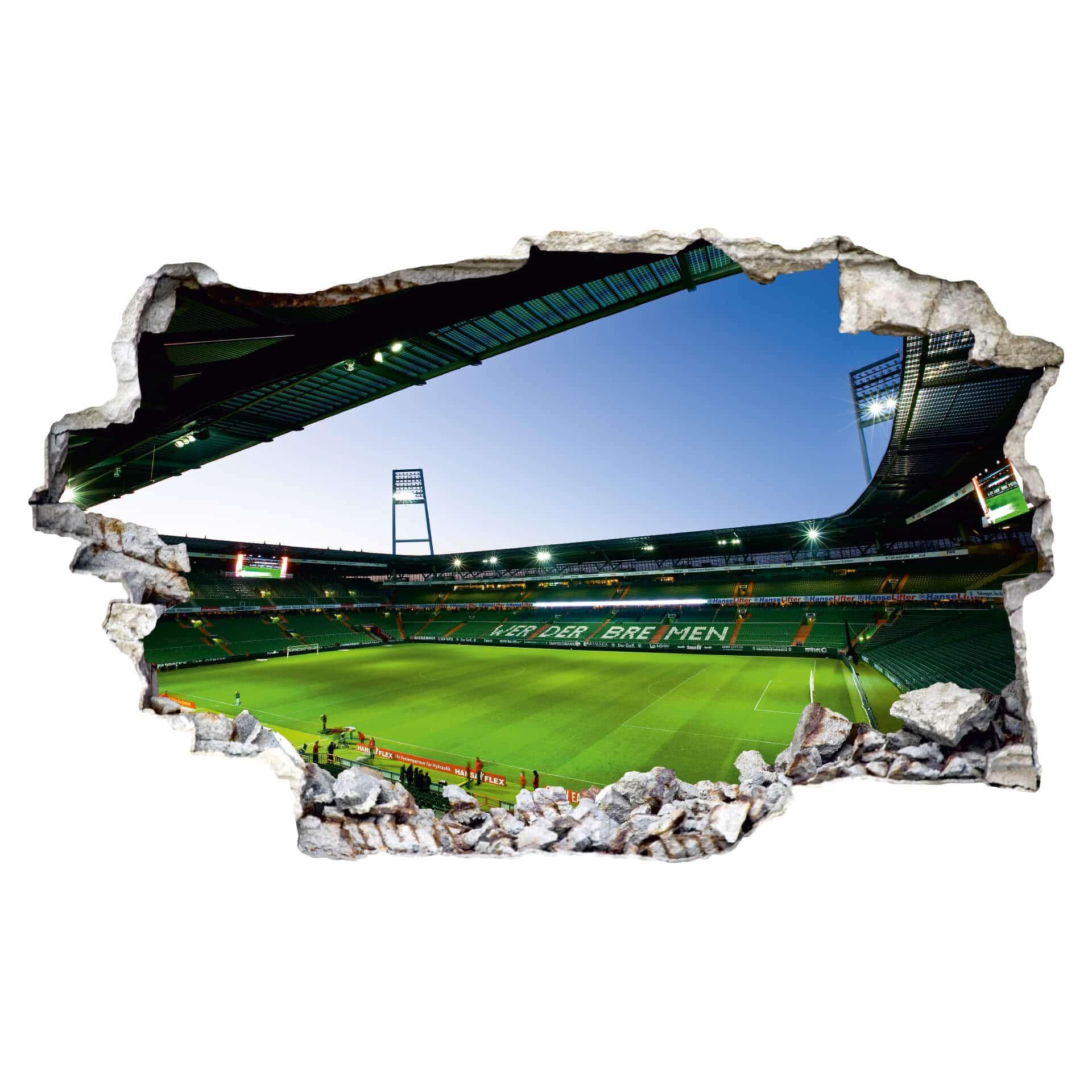 3D Wandtattoo SVW Weserstadion Innen