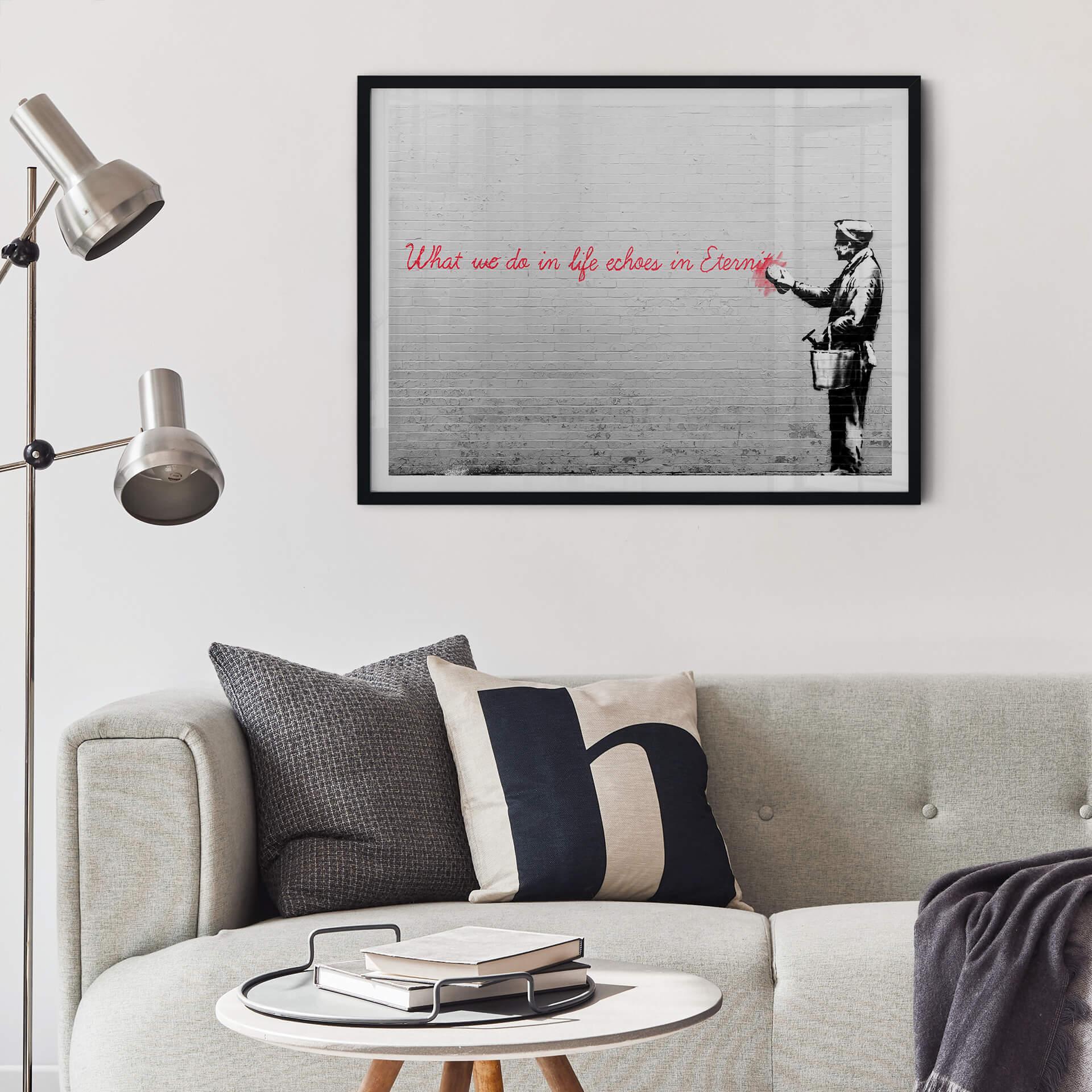 Póster Banksy - Ecos en la eternidad