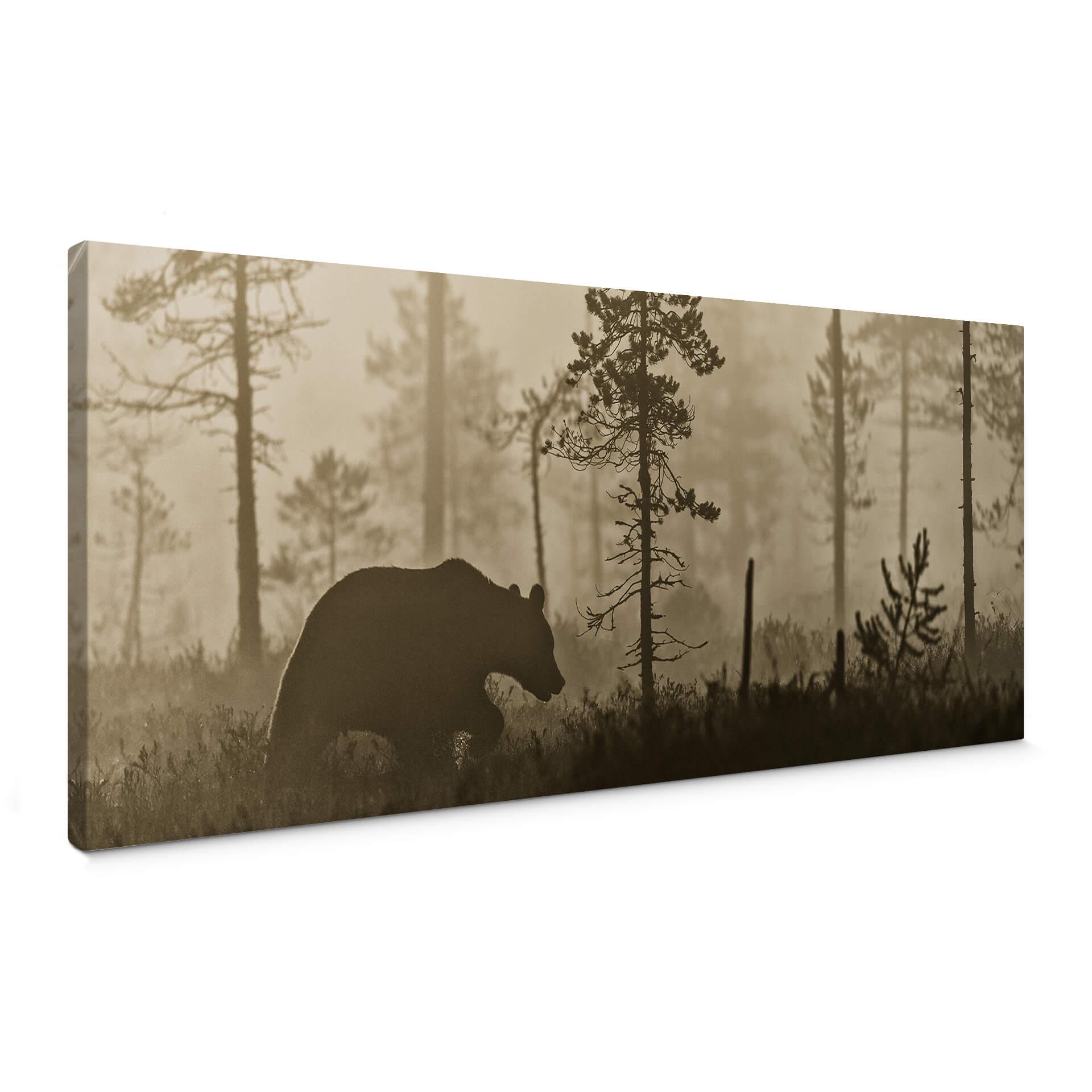 Canvasbillede - Ove Linde - Morning Fog - Panorama