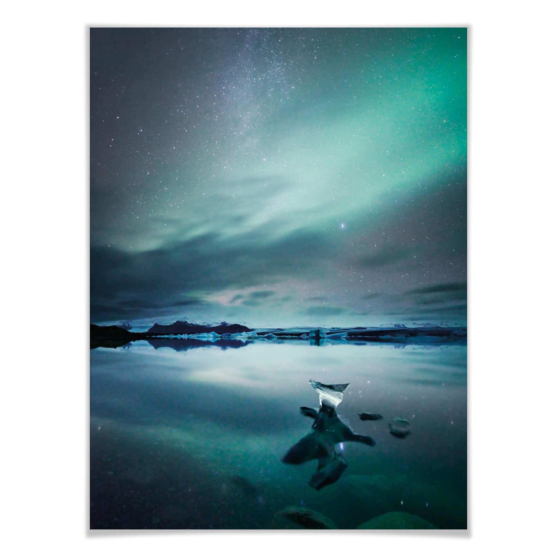 Plakat Kolombo - Zorza polarna