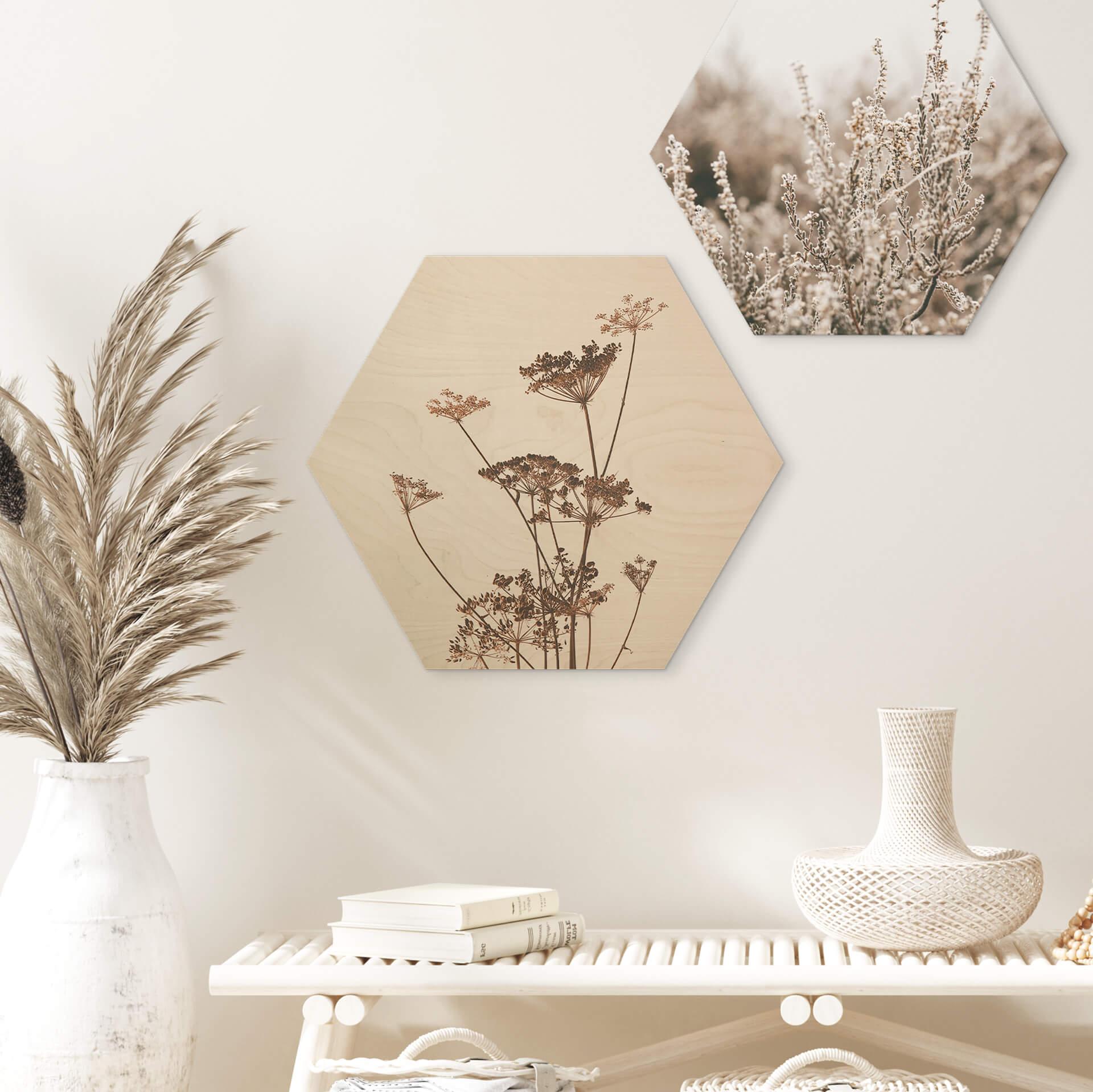 Hexagon Hout Wild Gras