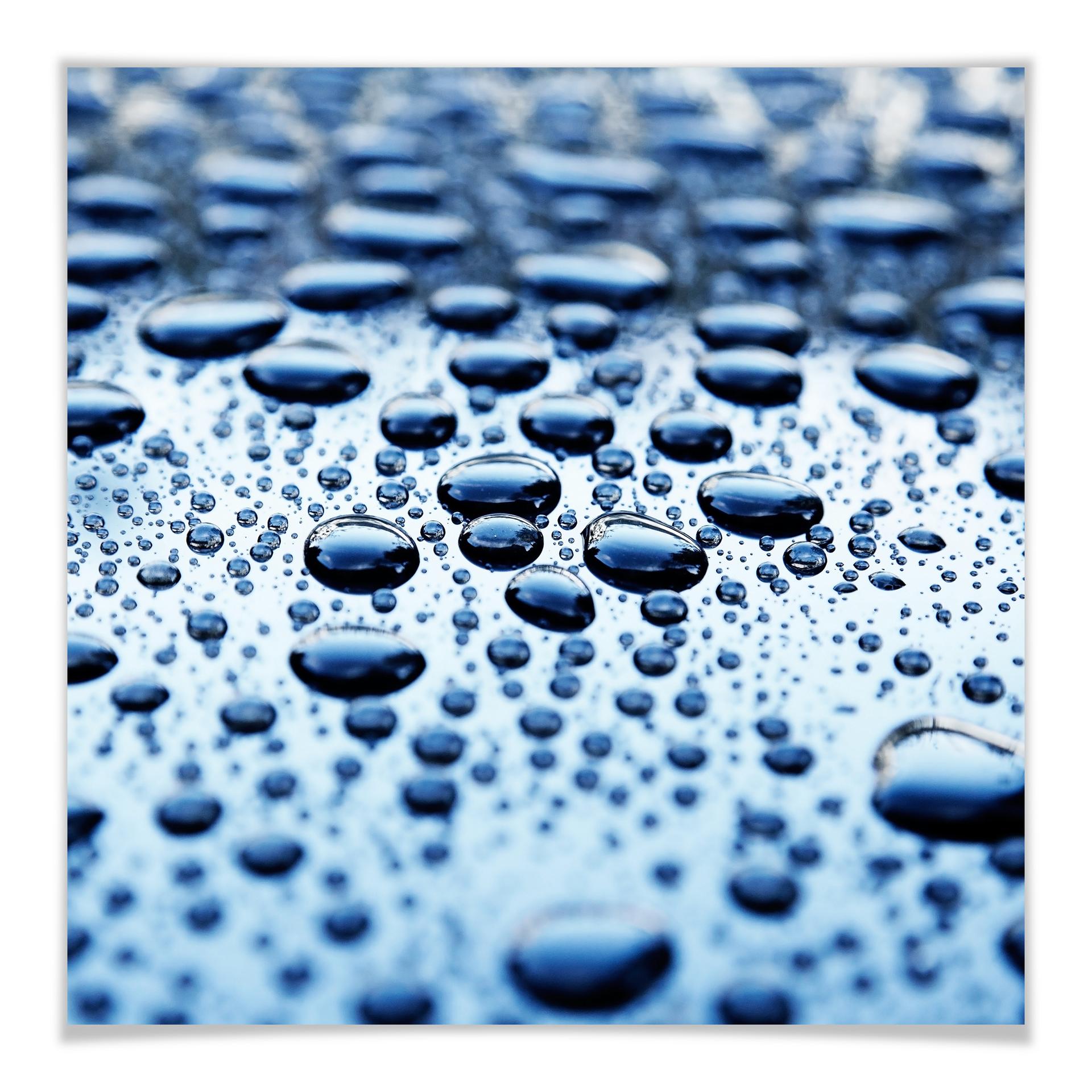 Poster - Waterdrops - carré