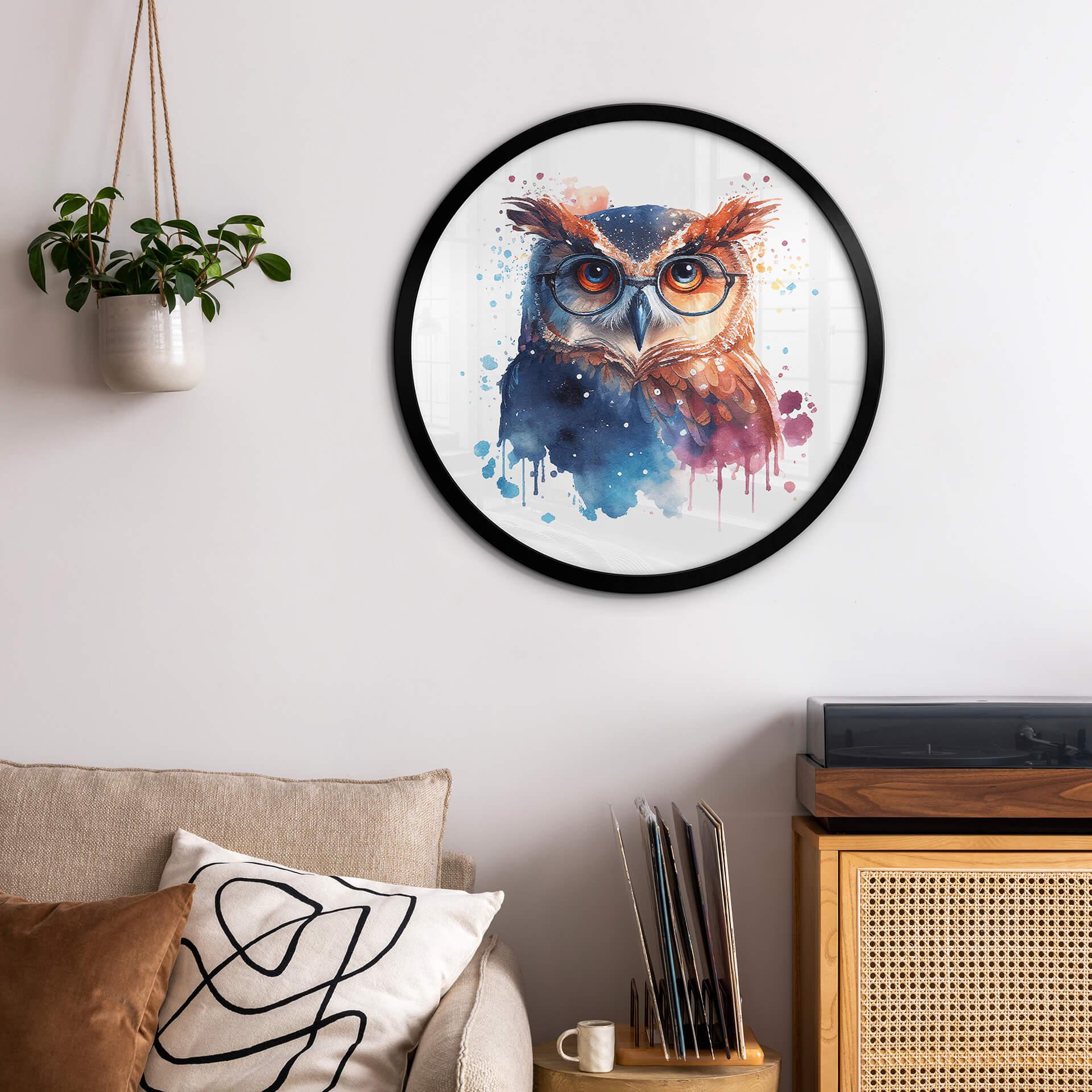Plakat Heine - Intelligent Owl