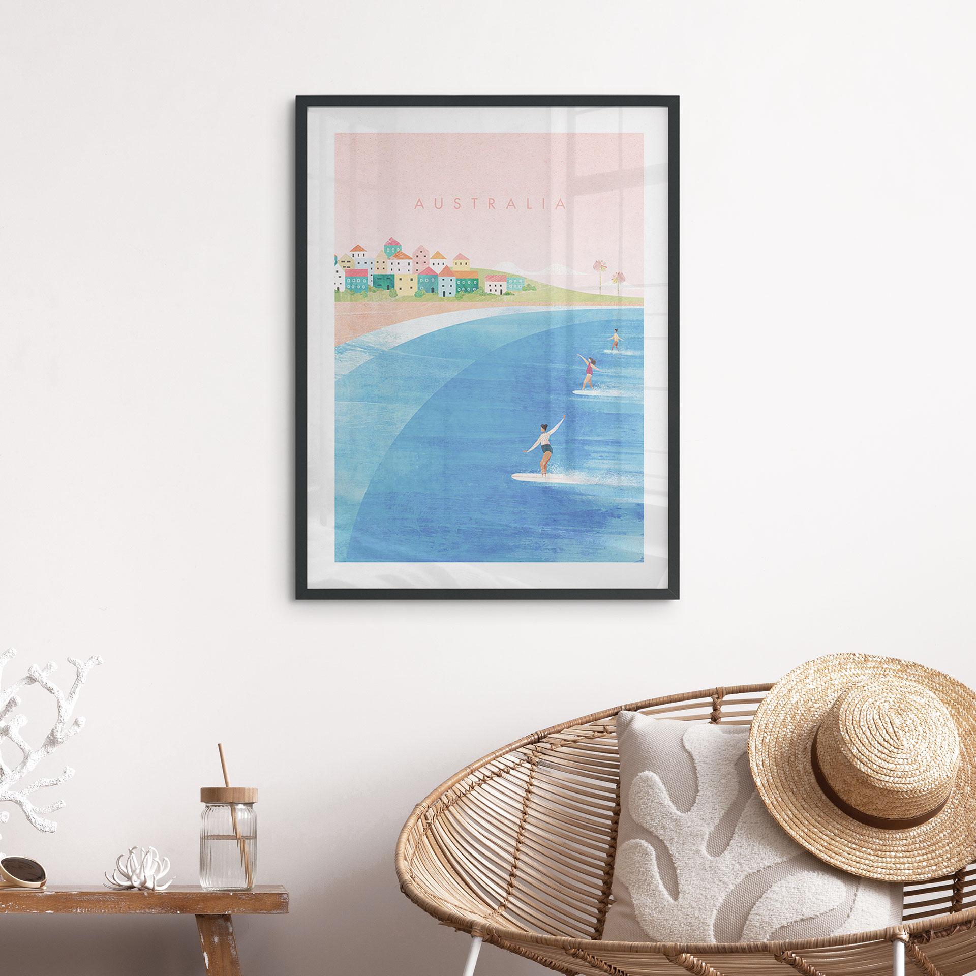 Plakat Surfing på Australiens kyst - Rivers