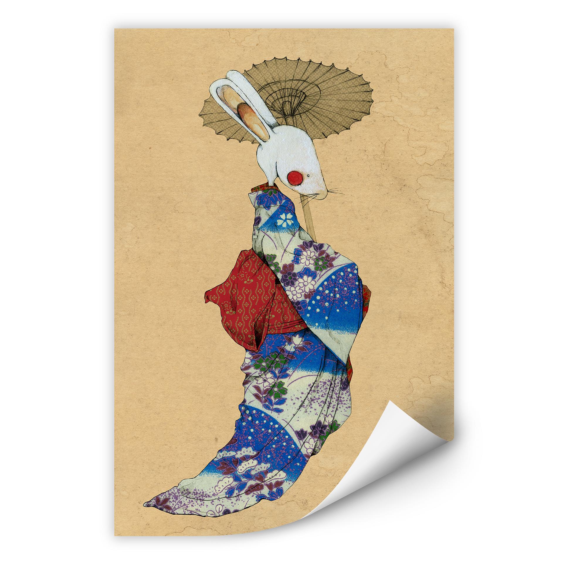 Wallprint Loske - Geisha Kaninchen 01