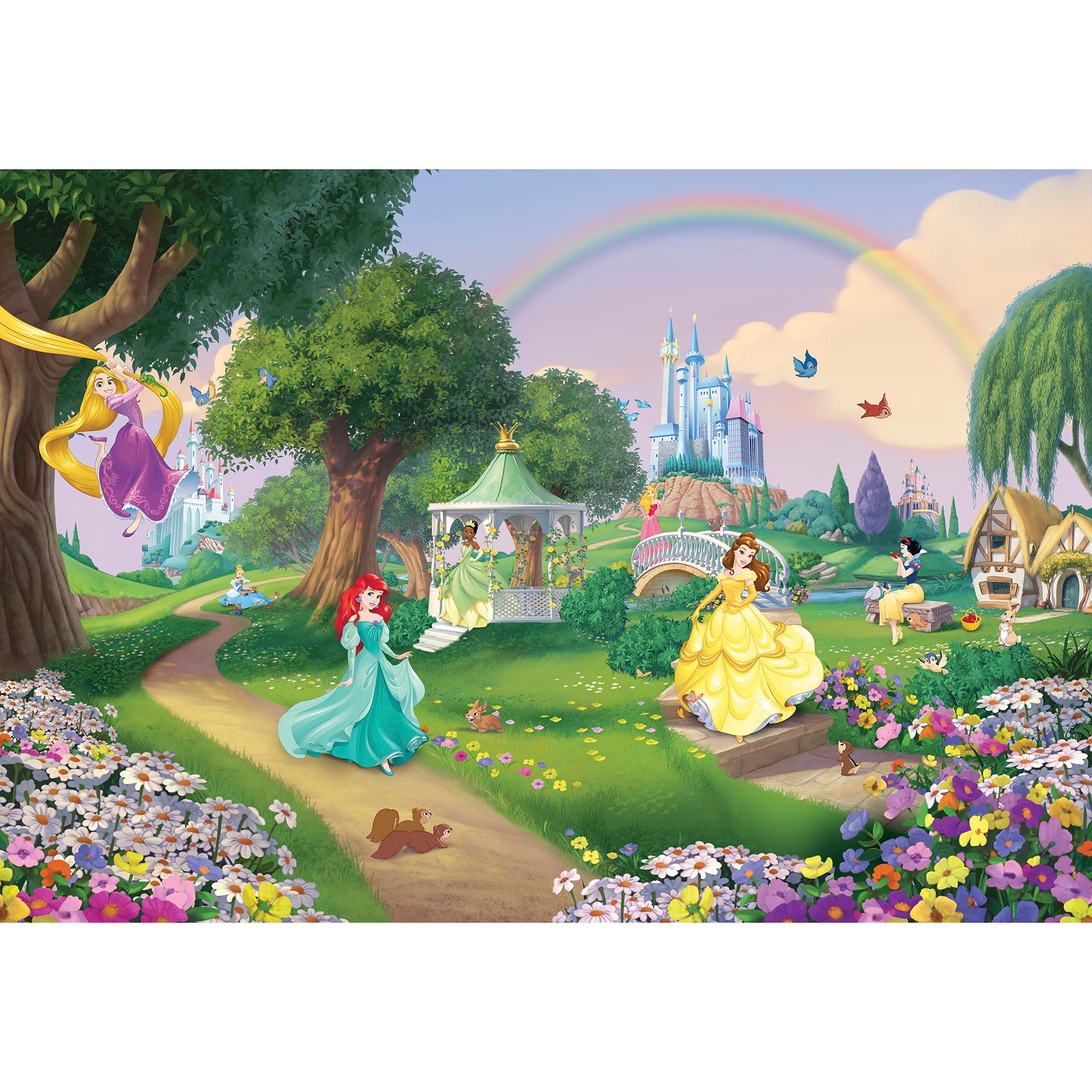 Fotobehang Disney Princess Rainbow