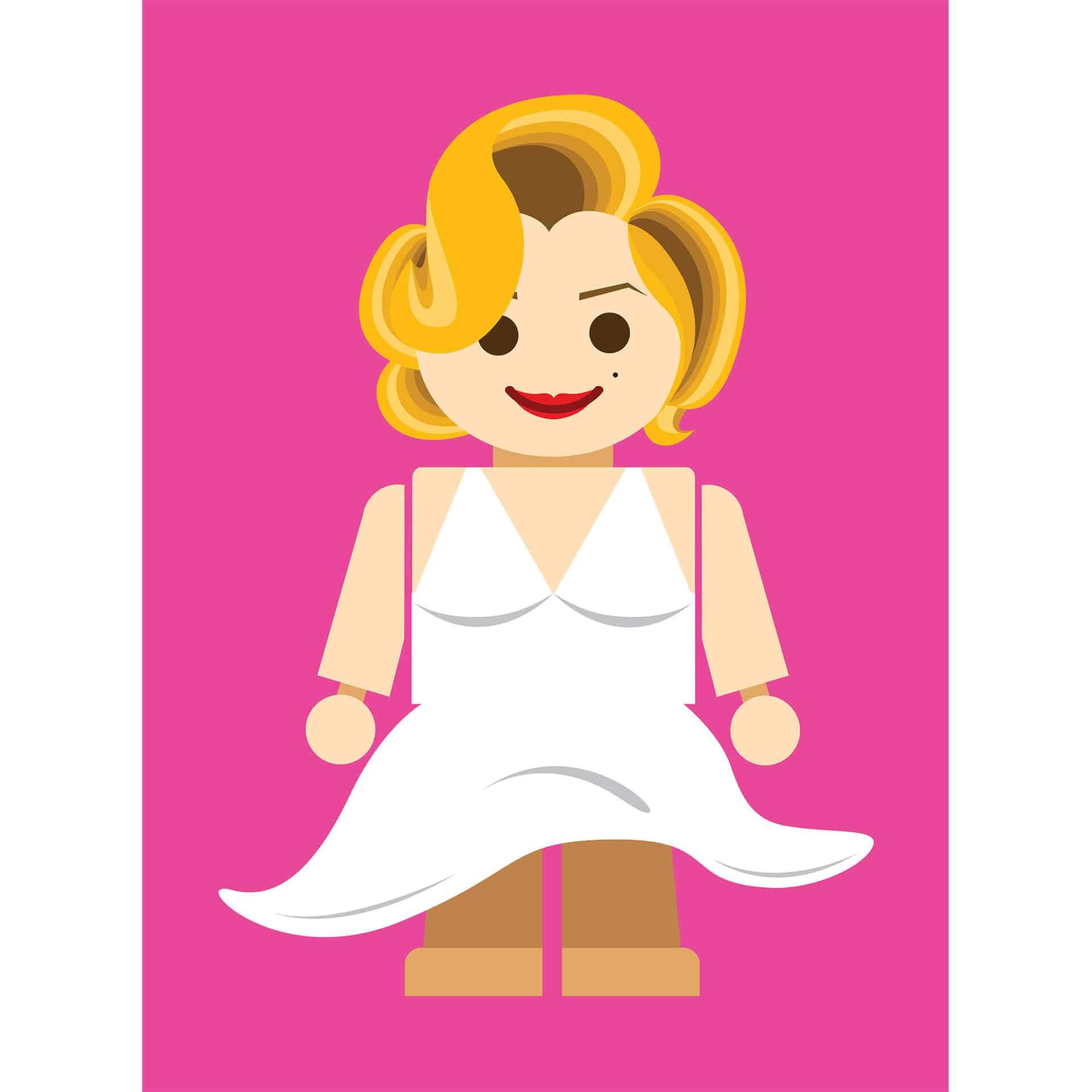 Fotobehang Gomes - Marilyn Monroe