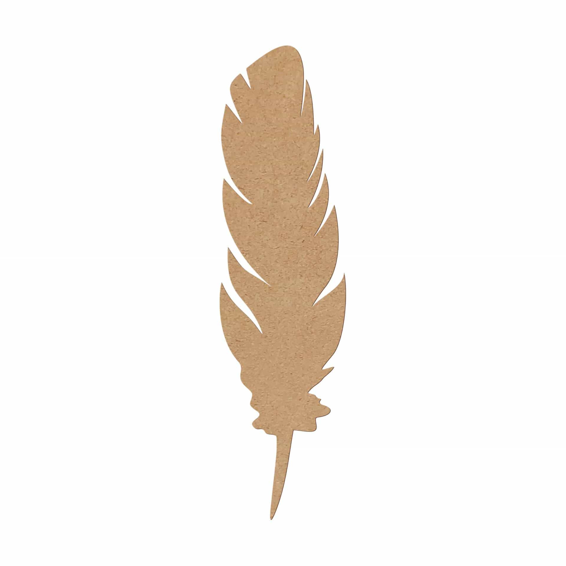 Decoración en madera pluma - MDF nature