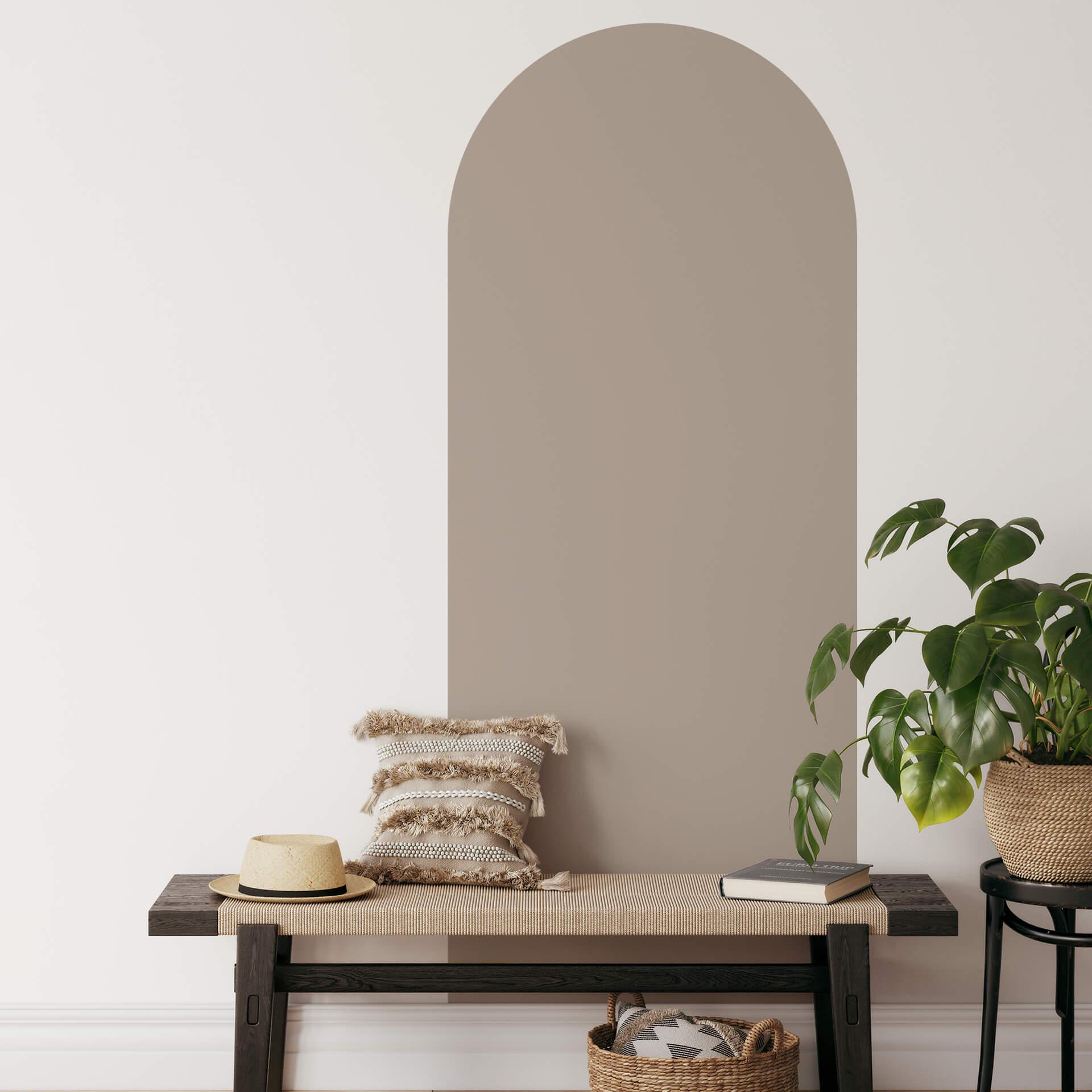 Wall Sticker Arch - taupe