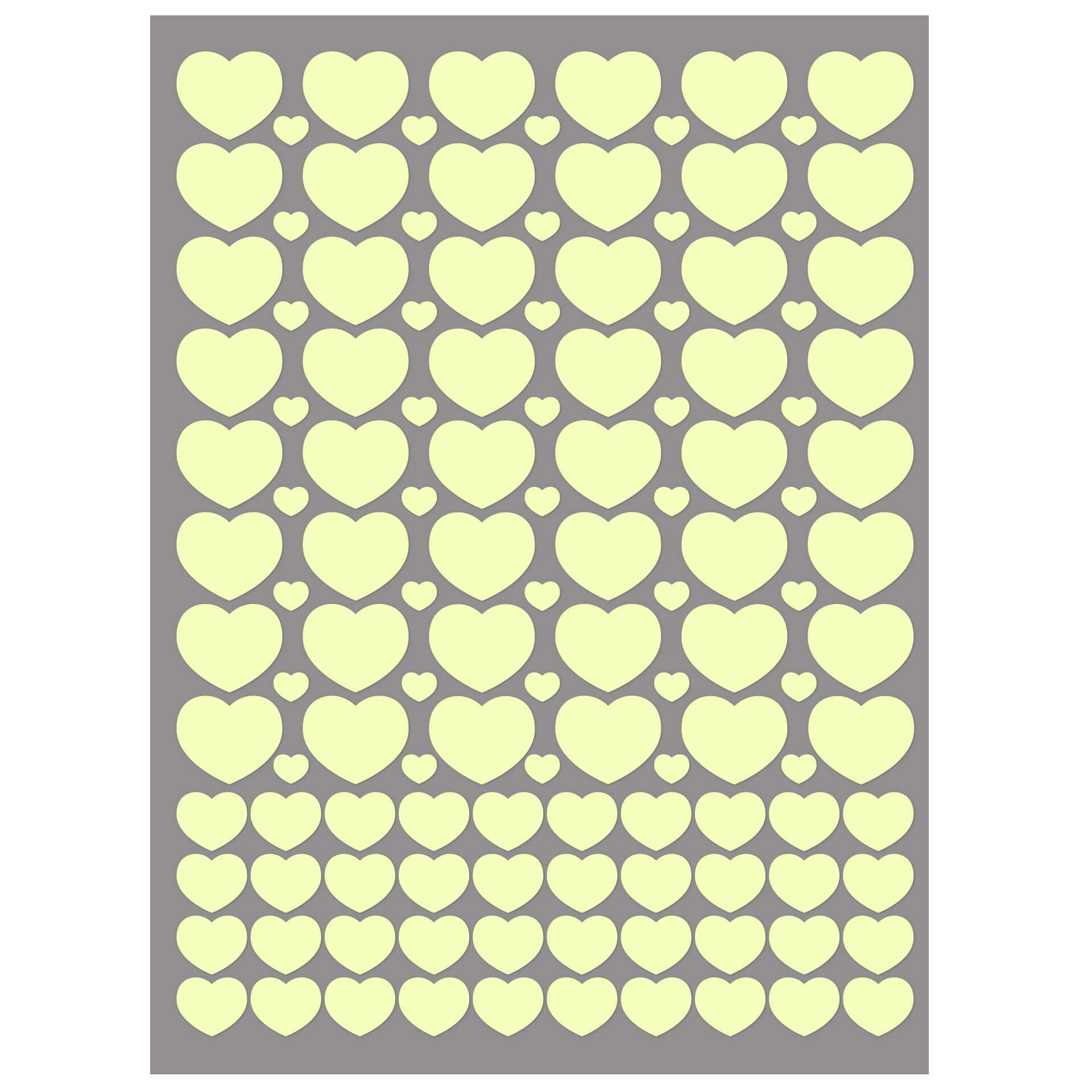 Leuchtsticker Herz