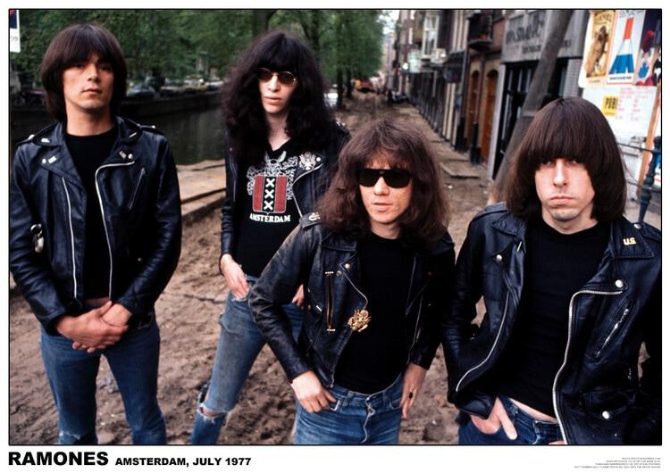 Plakat Ramones - Amsterdam 1977, Plakat (59,4 x 84,1 cm)