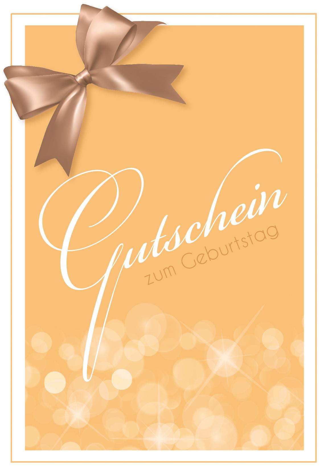 Gutschein Geburtstag