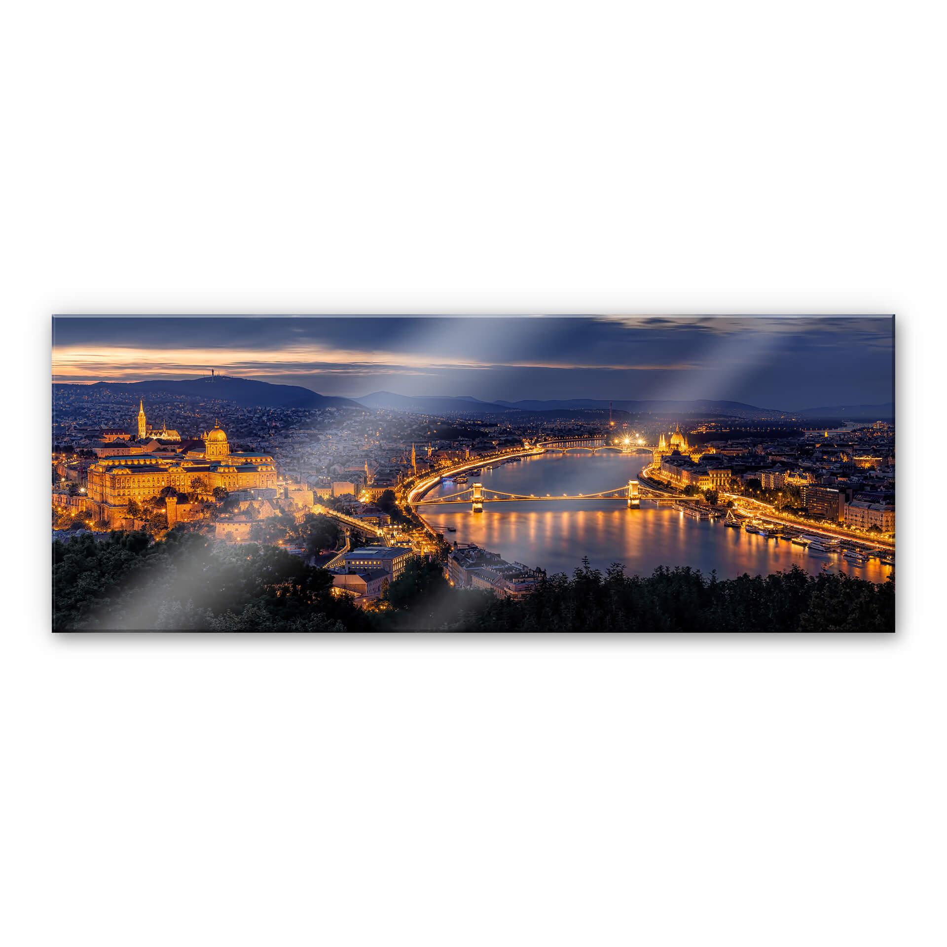 Akrylbillede Mørkeberg - Budapest