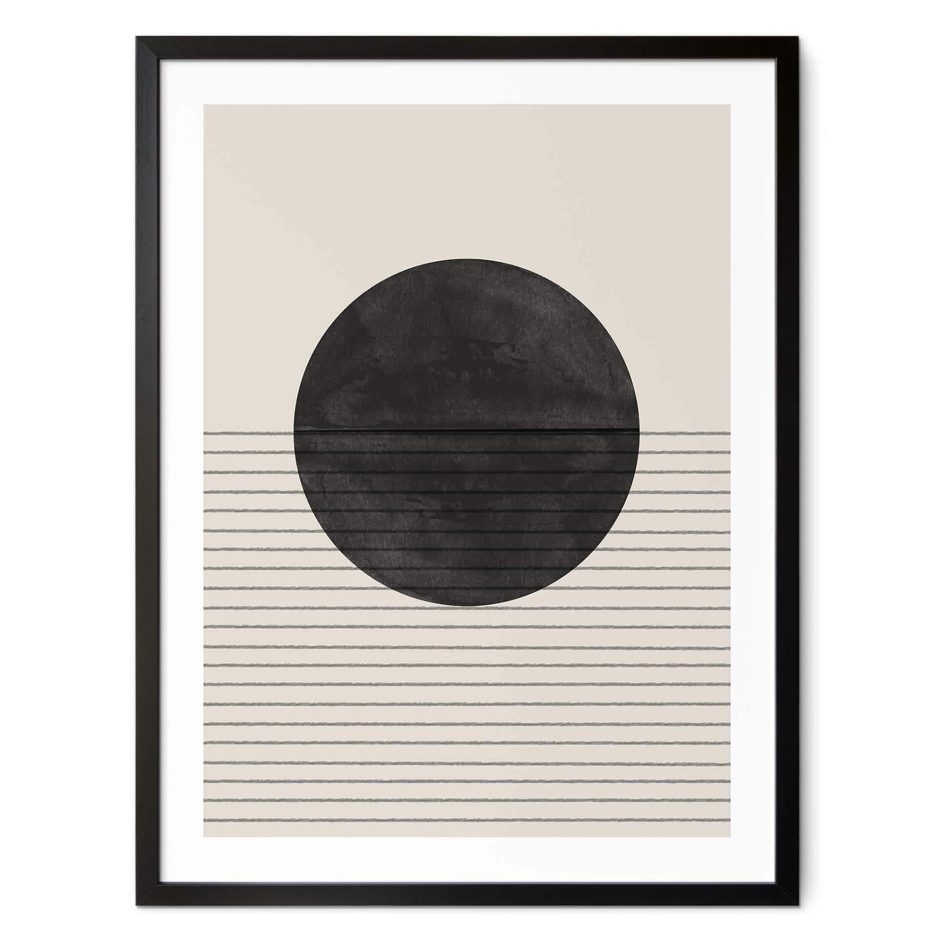 Poster The Miuus Studio - Cirkel och linjer