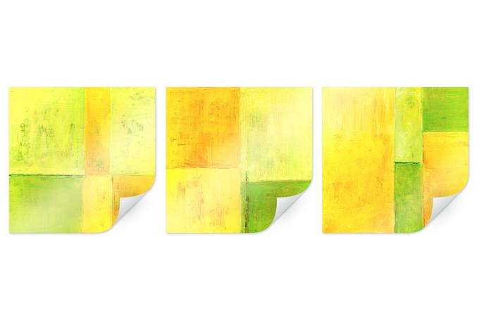 Poster - Schüßler - Spring Composition - carré (3 parties)