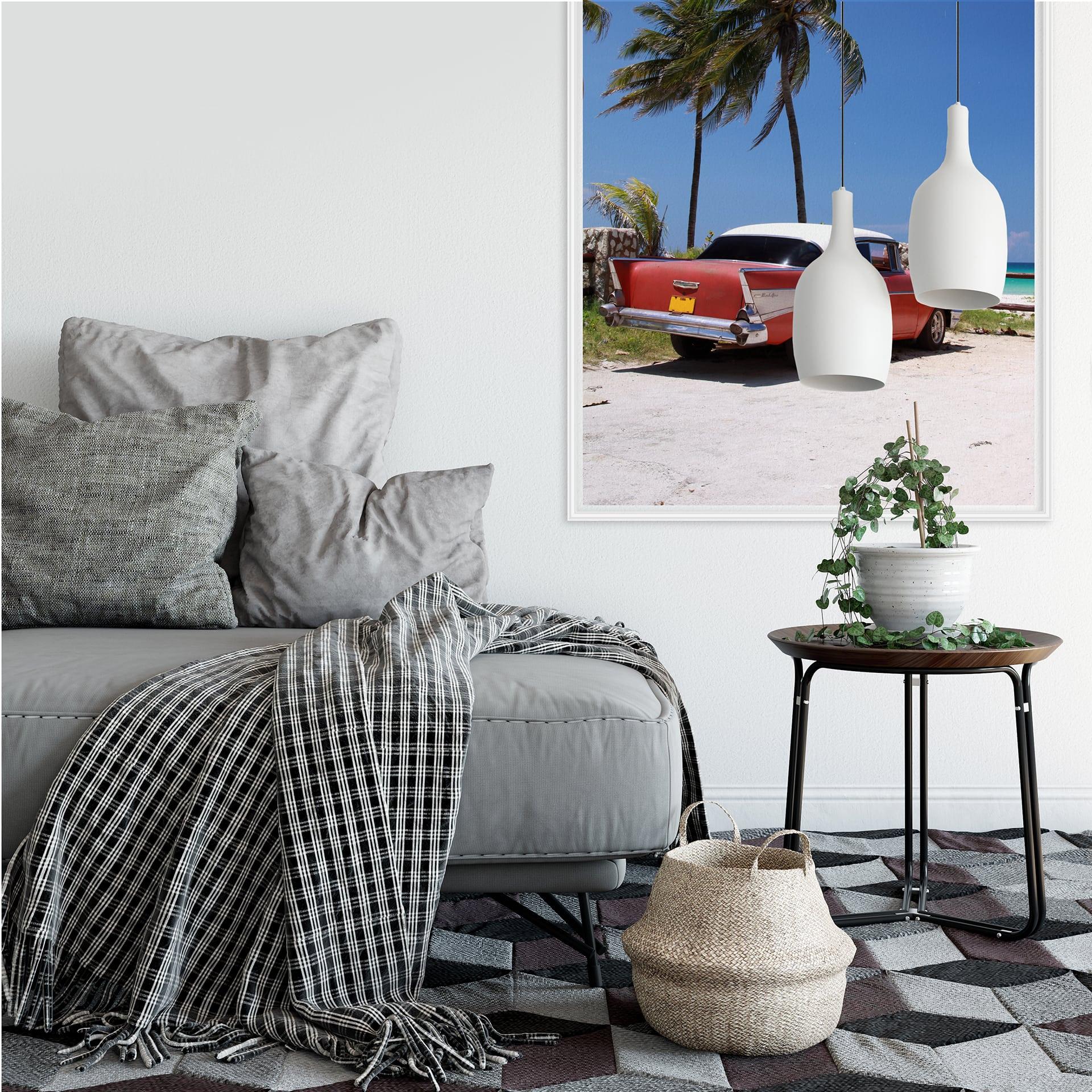 Zelfklevende Poster - Cuba Cabrio