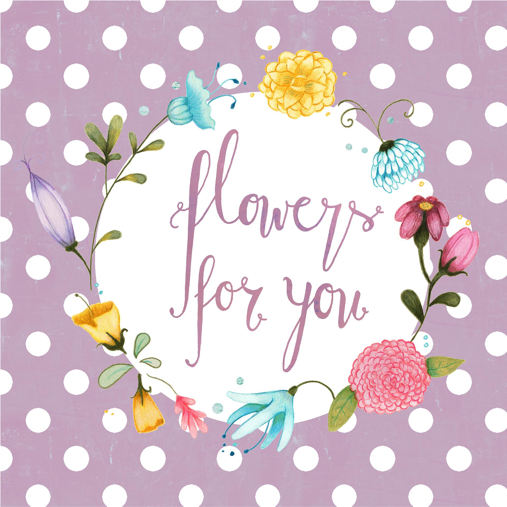 Fotobehang Loske – Flowers for you