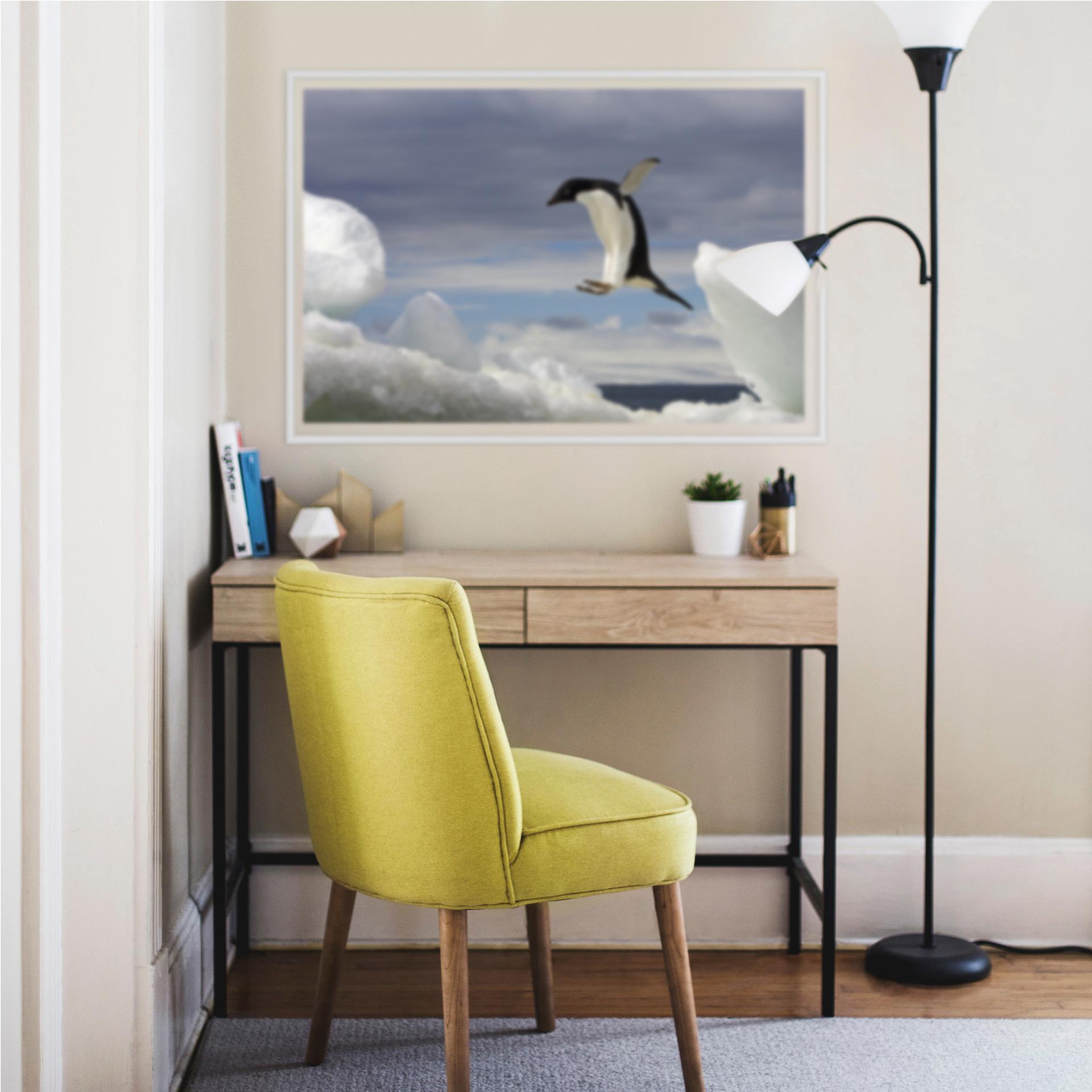 Zelfklevende Poster - National Geographic - Pinguin